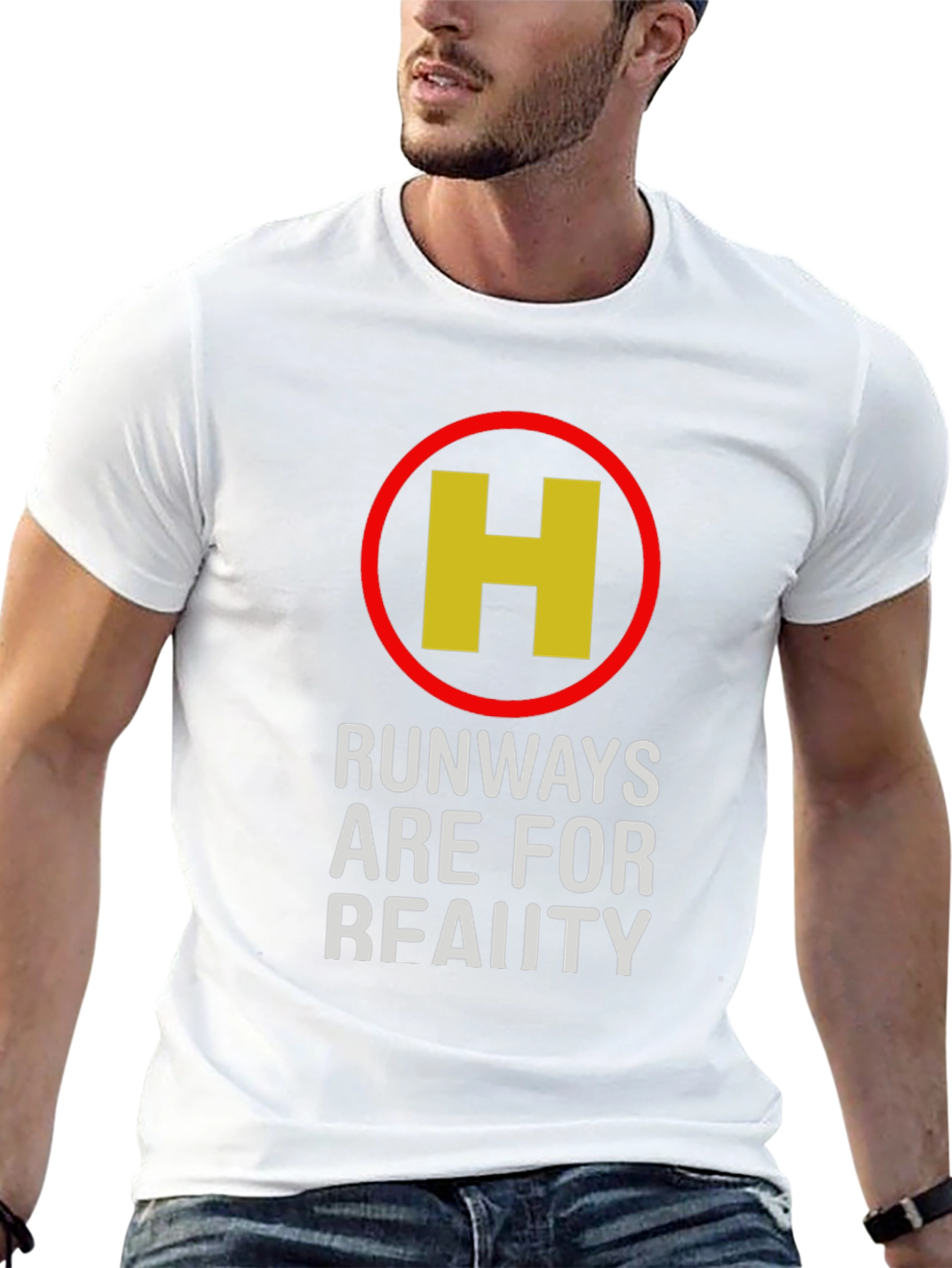 Runways Are For Reality Black Graphic Tee