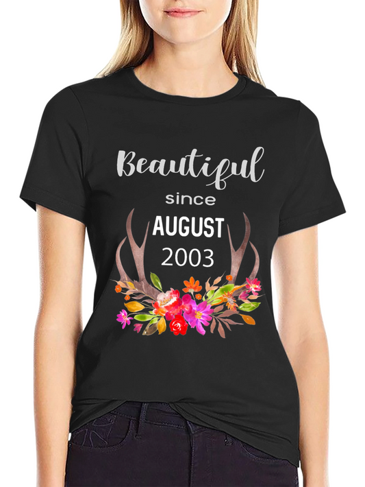 Beautiful Since August 2003 Graphic Tee