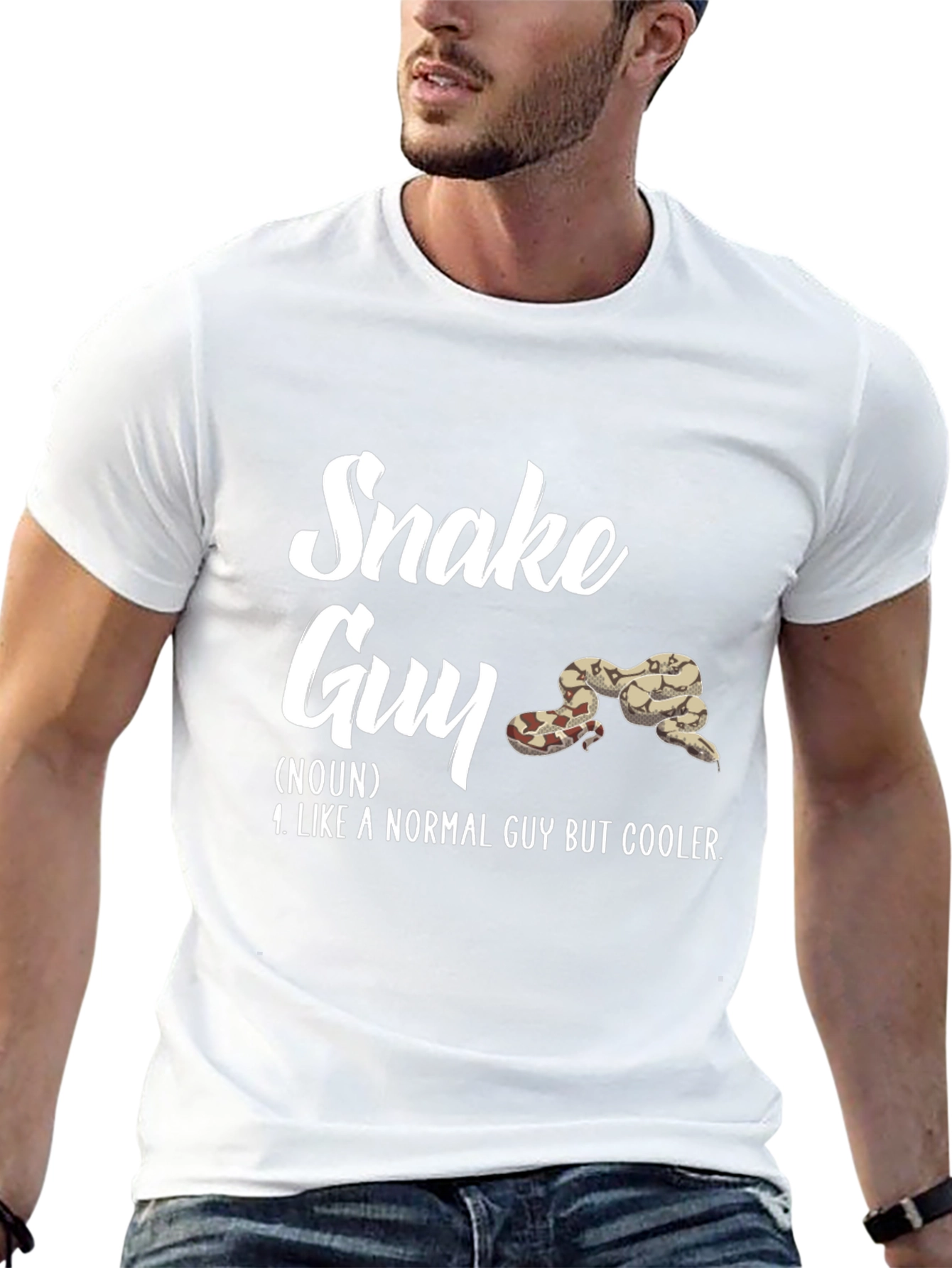Snake Guy Definition T-Shirt - Cool Reptile Lover Tee