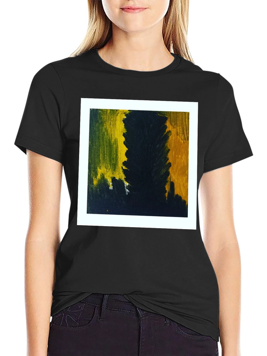 Abstract Art Print Black Tee