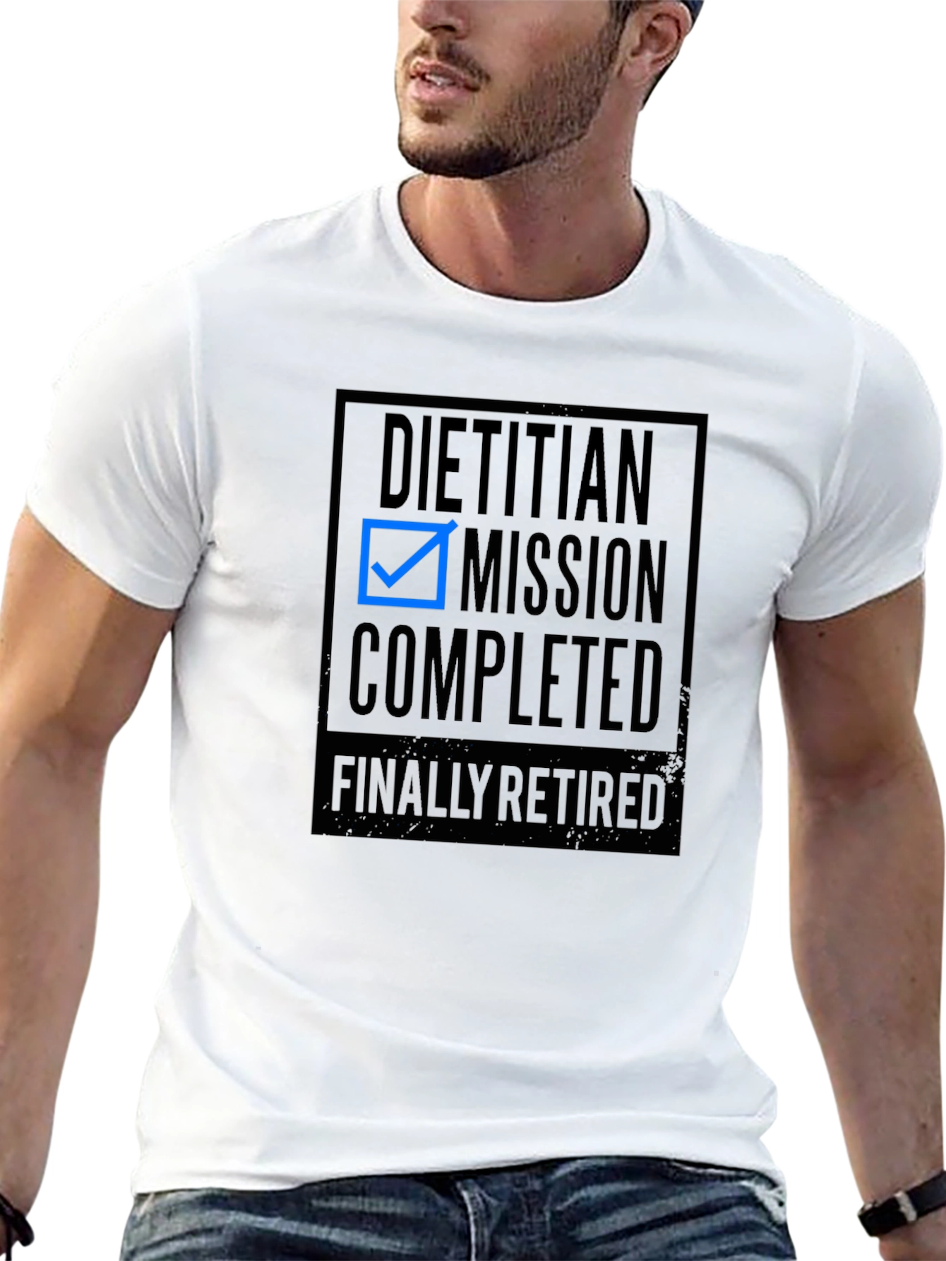 Dietitian Mission Completed Retired Black T-Shirt