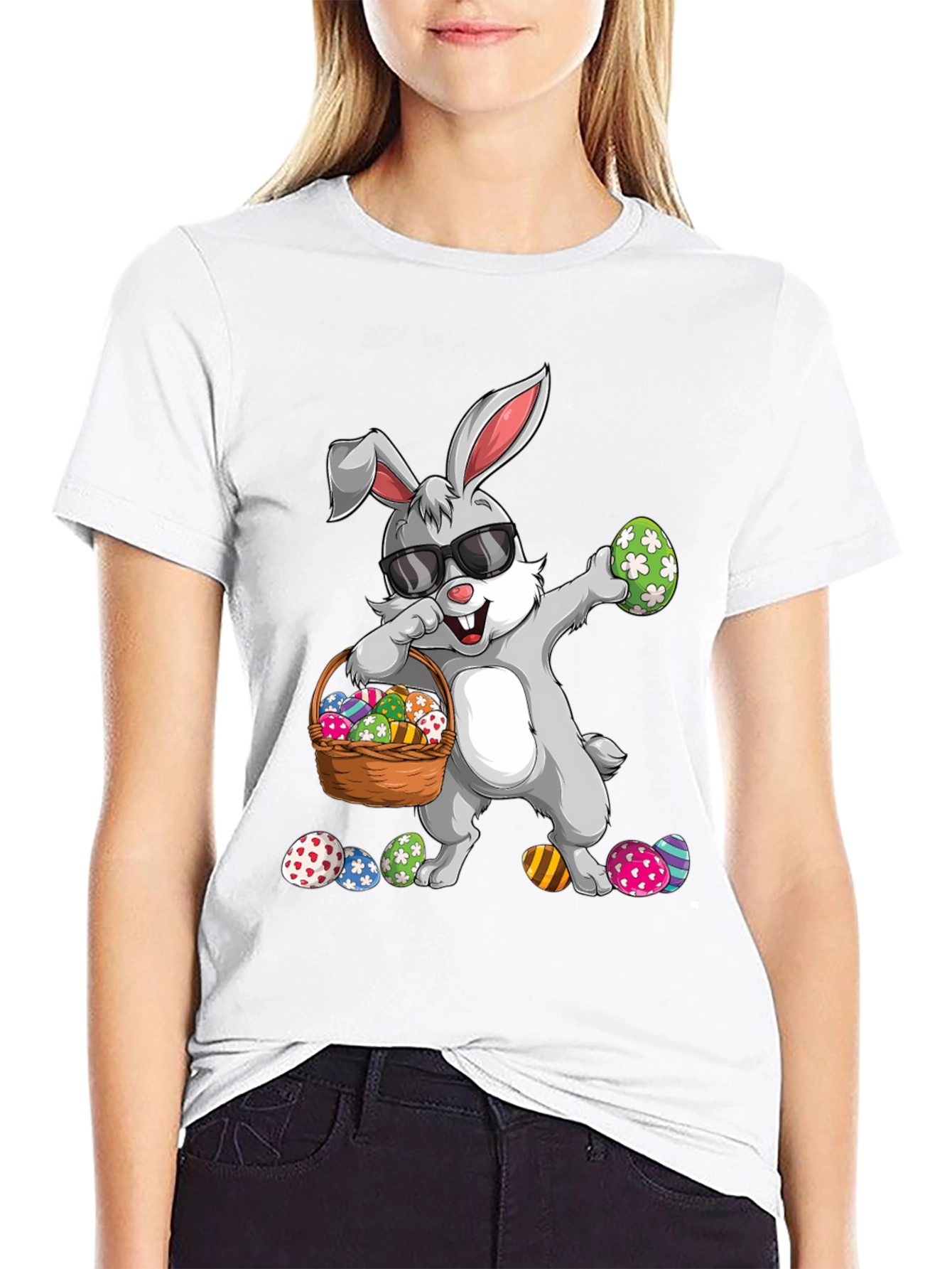 Easter Bunny Dabbing T-Shirt