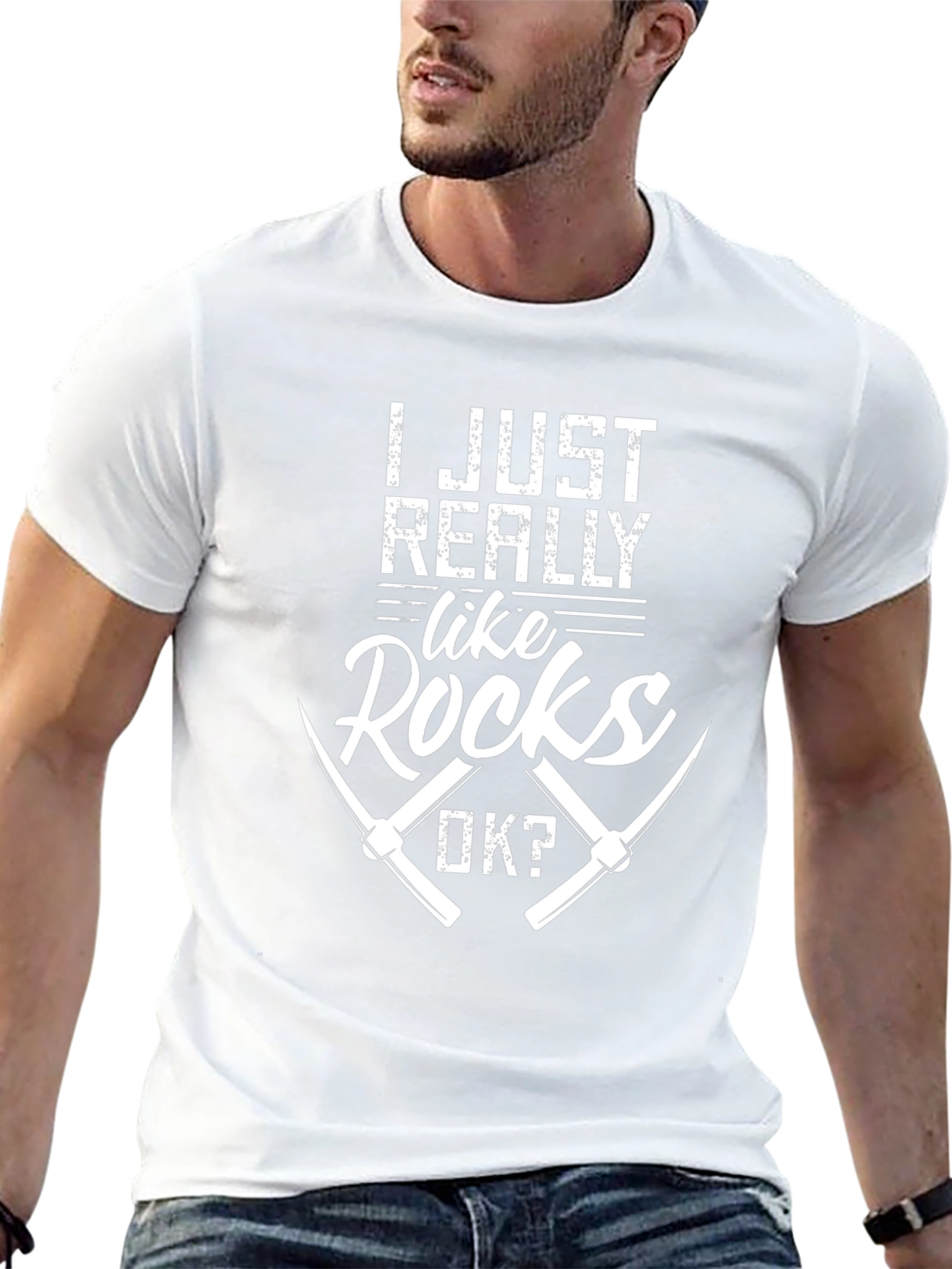 I Just Really Like Rocks OK? T-Shirt
