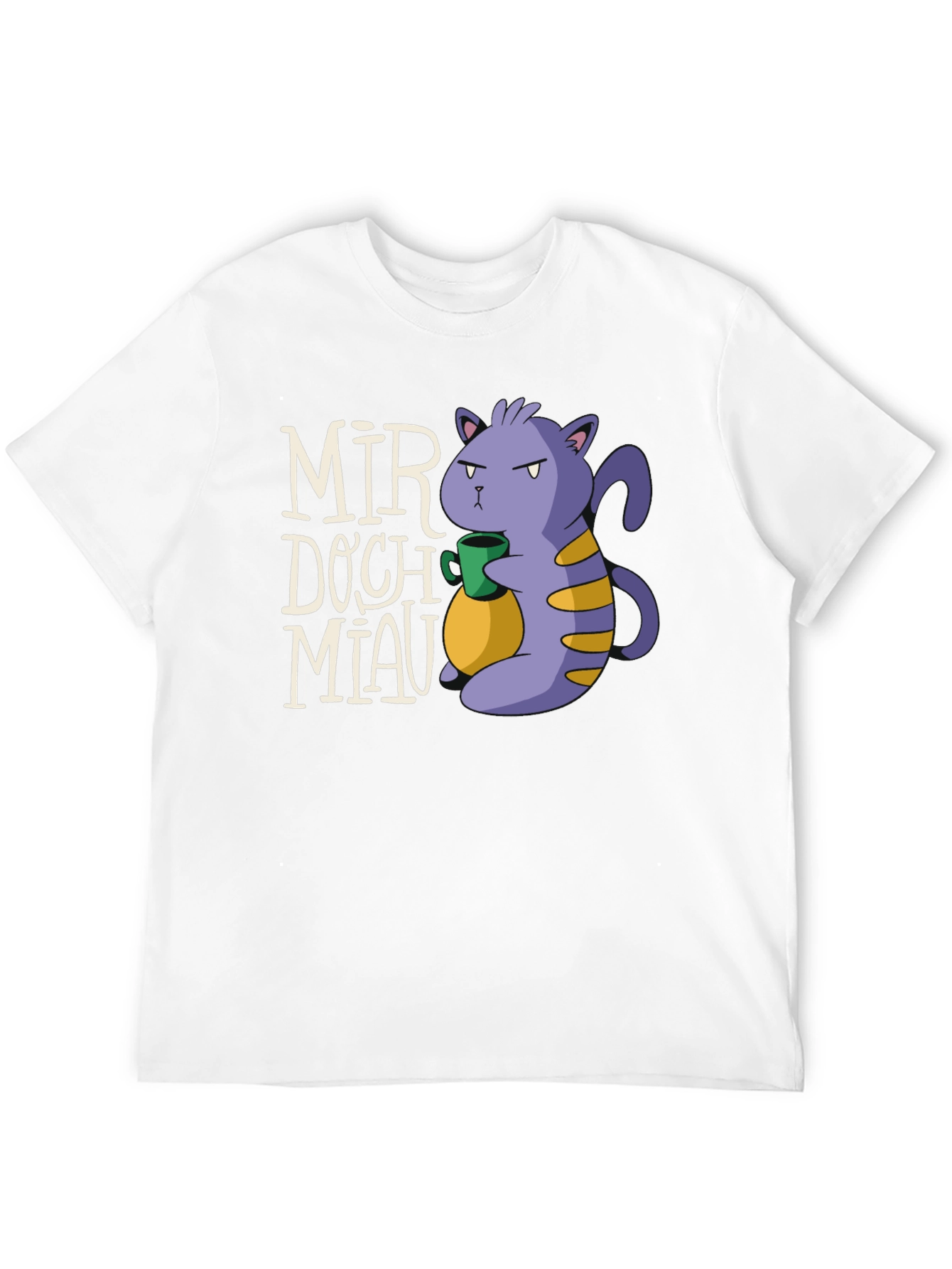 Mir Doch Miau Black T-Shirt