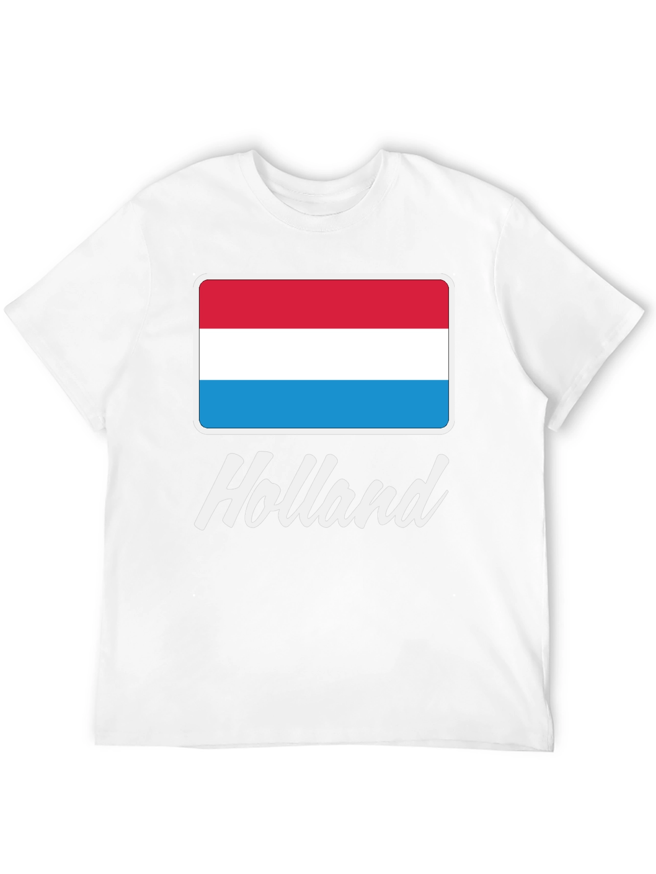 Holland Flag Graphic T-Shirt - Stylish Mens Tee