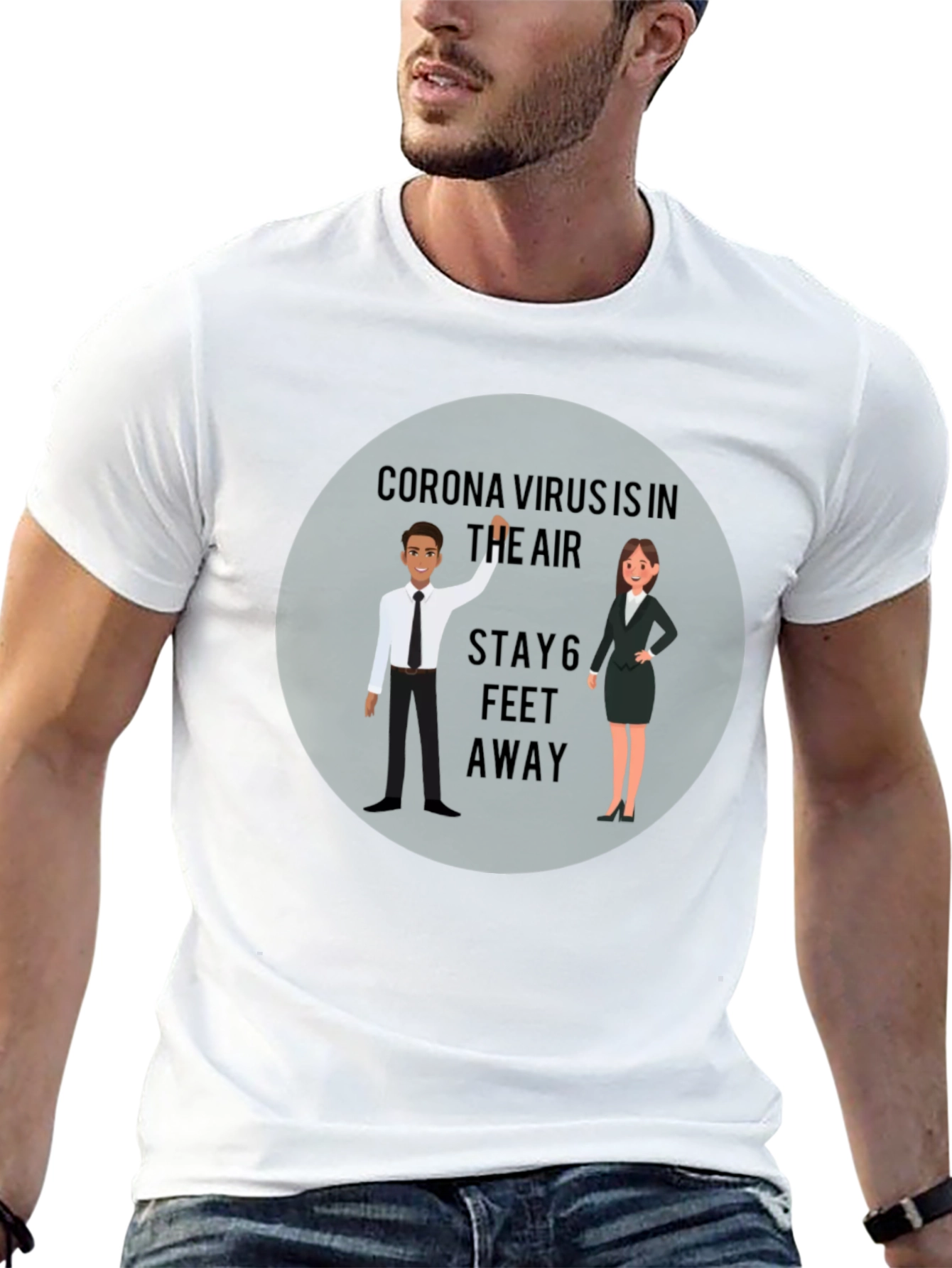 Social Distancing T-Shirt - Coronavirus Safety