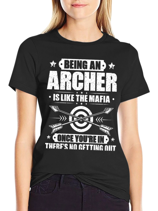 Archer Mafia T-Shirt - Funny Archery Tee