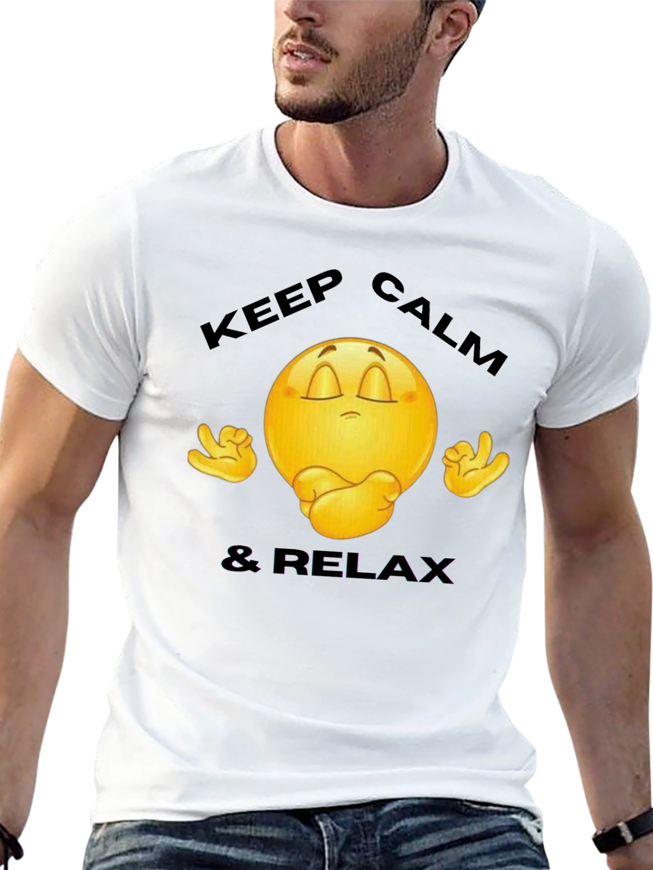Keep Calm & Relax Graphic Tee
