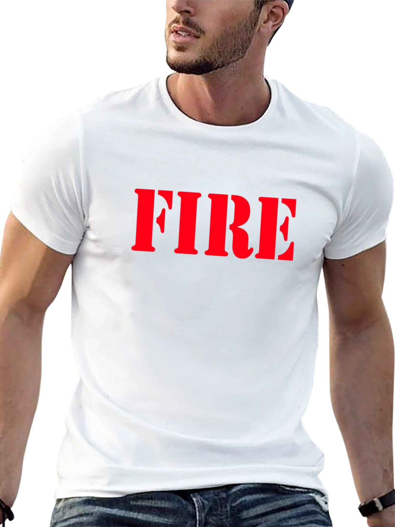 Bold FIRE T-Shirt - Statement Tee
