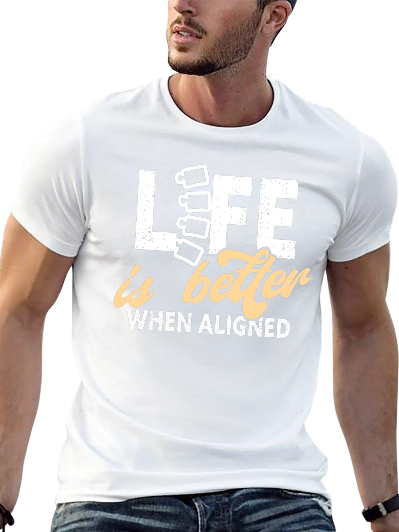 Life is Better Aligned T-Shirt