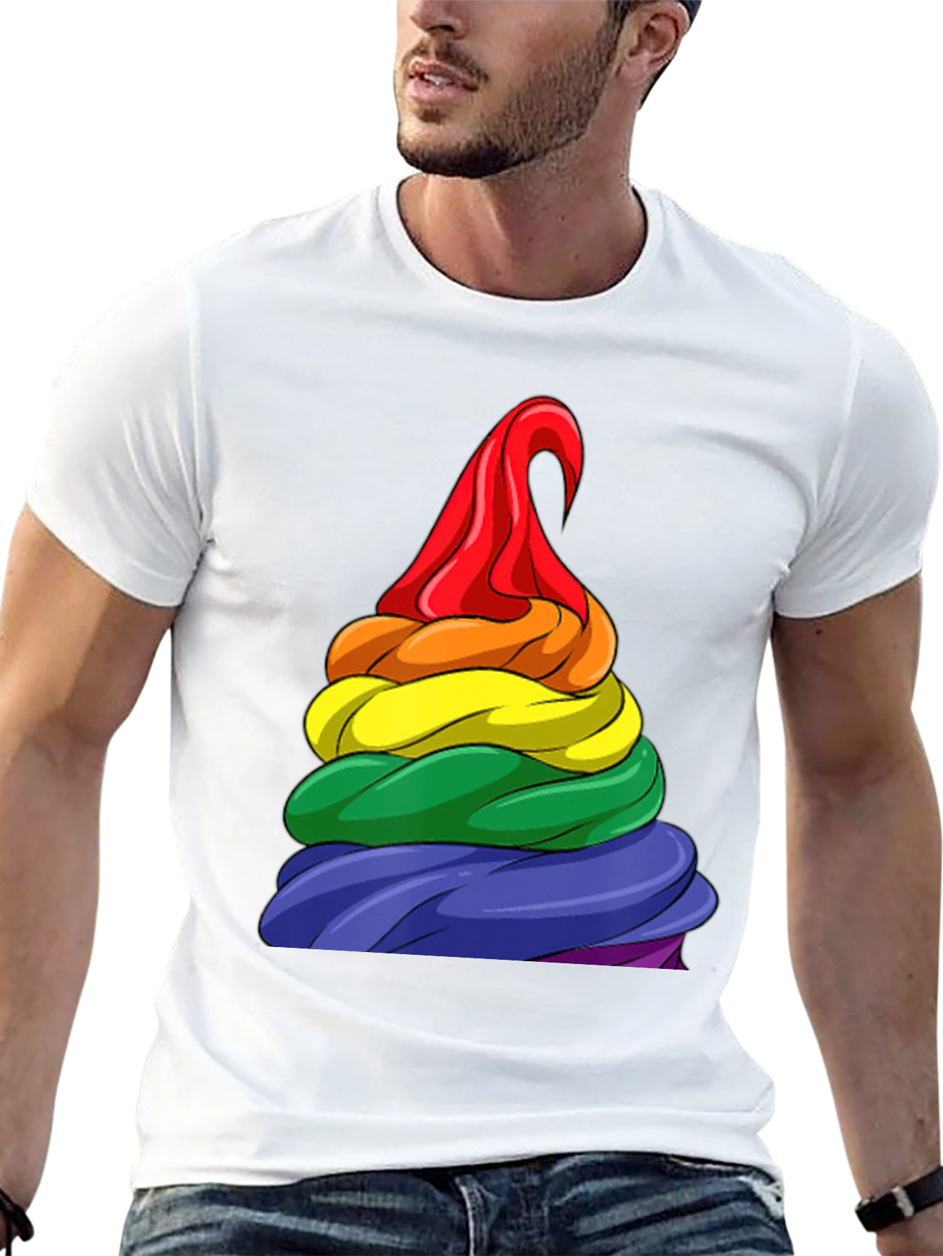 Rainbow Swirl T-Shirt - Pride Apparel