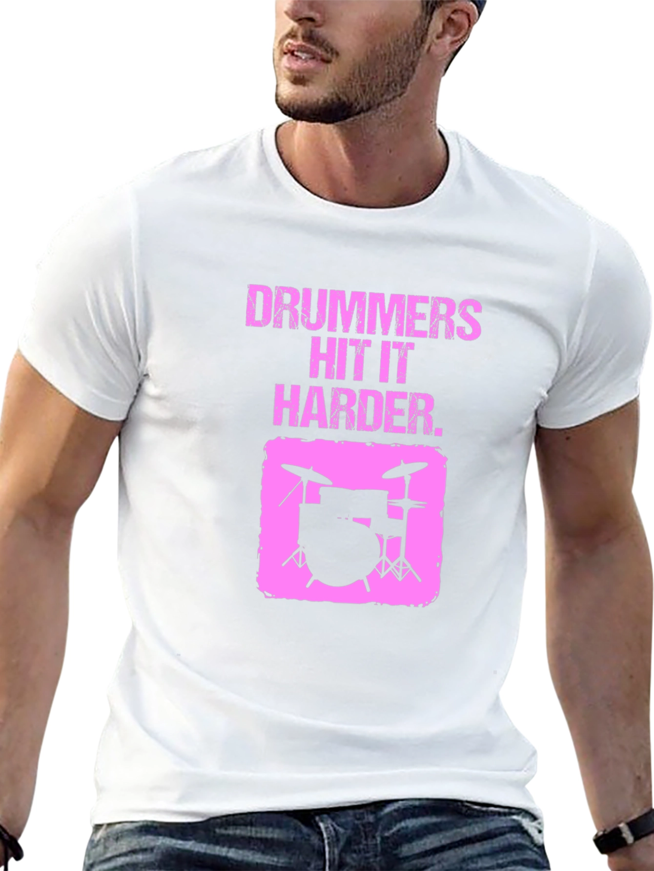 Drummers Hit it Harder Graphic T-Shirt