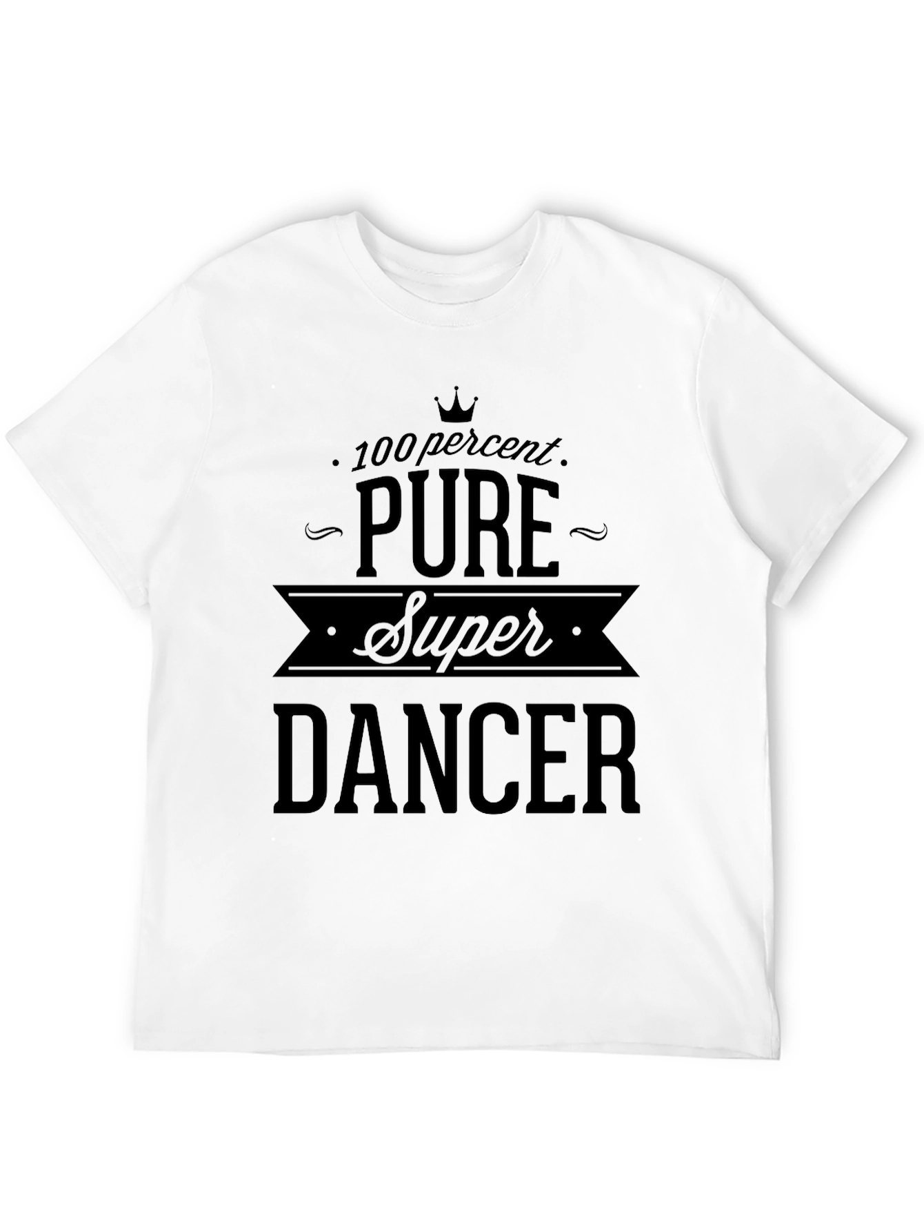 100% Pure Super Dancer Black T-Shirt