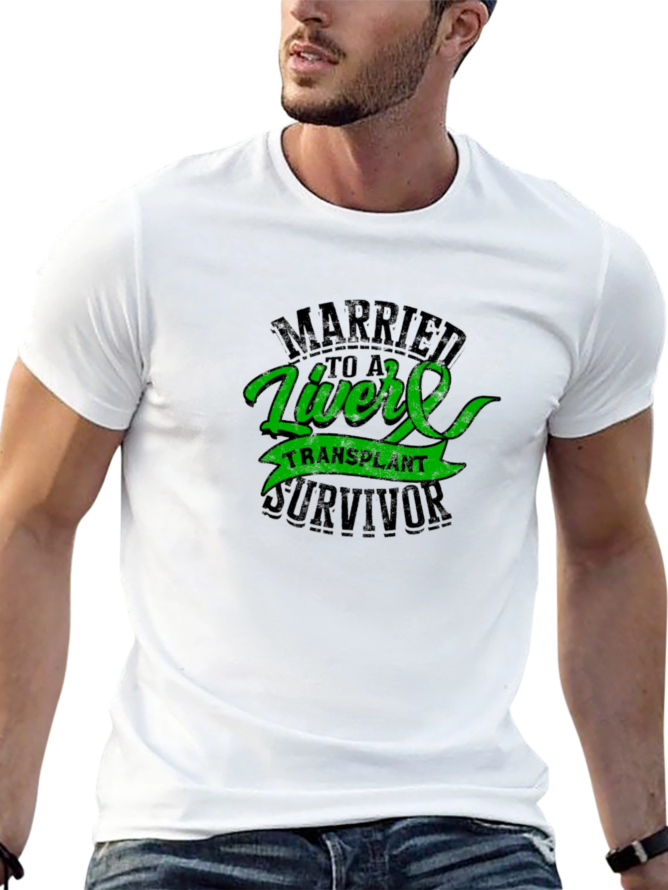 Liver Transplant Survivor Black T-Shirt