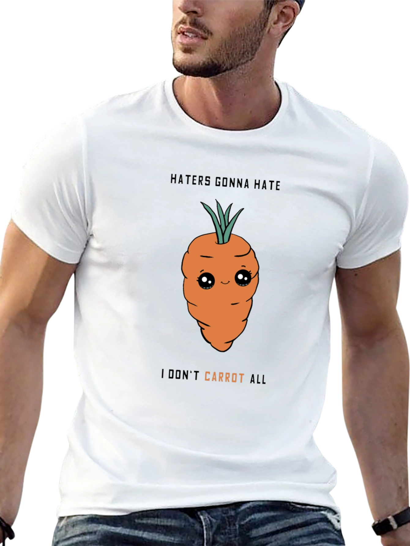 Funny Carrot T-Shirt - Haters Gonna Hate