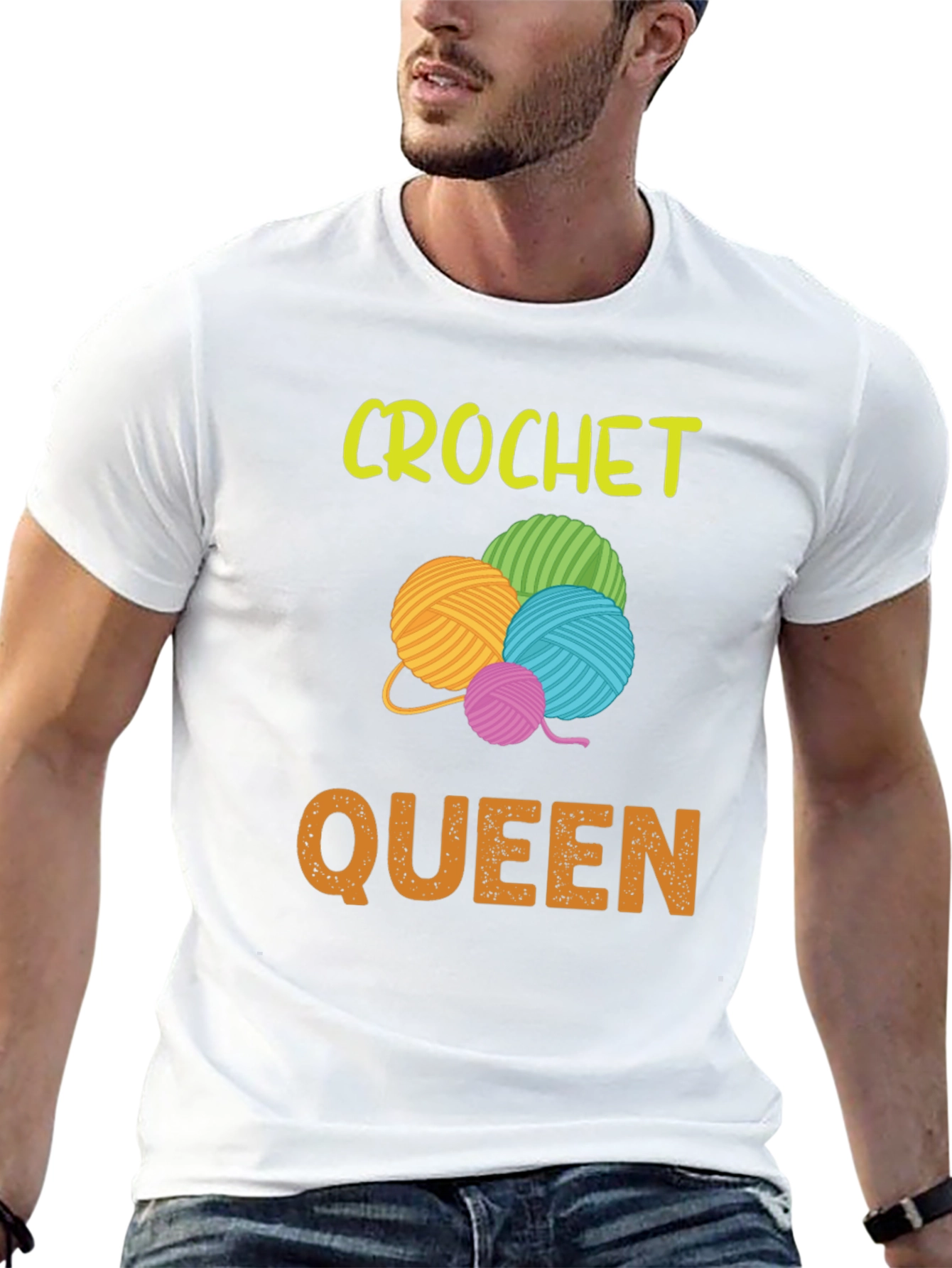 Crochet Queen T-Shirt - Yarn Lover Tee