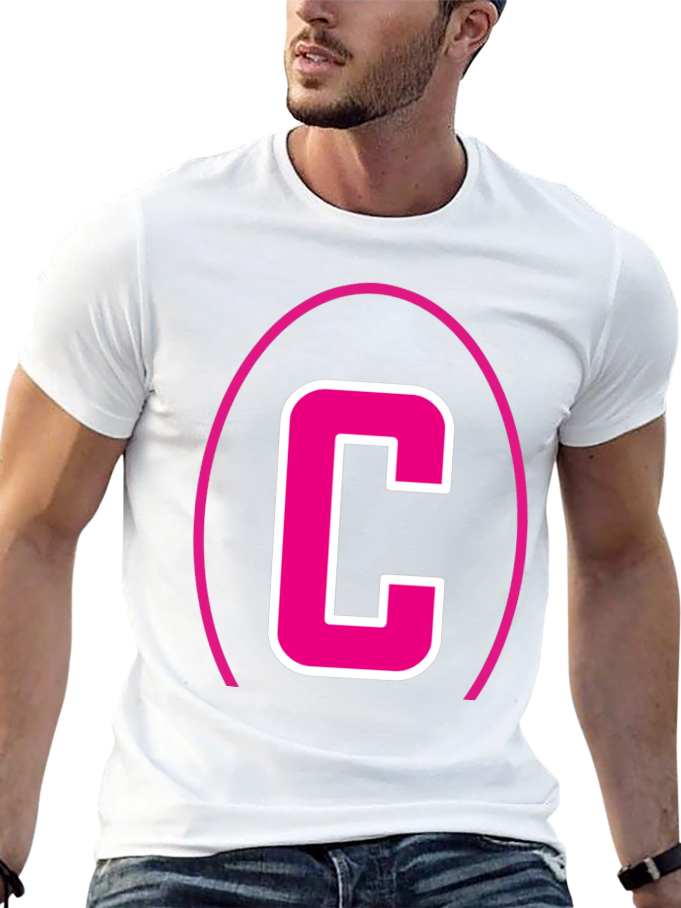 Bold C Graphic Tee - Modern Casual Wear