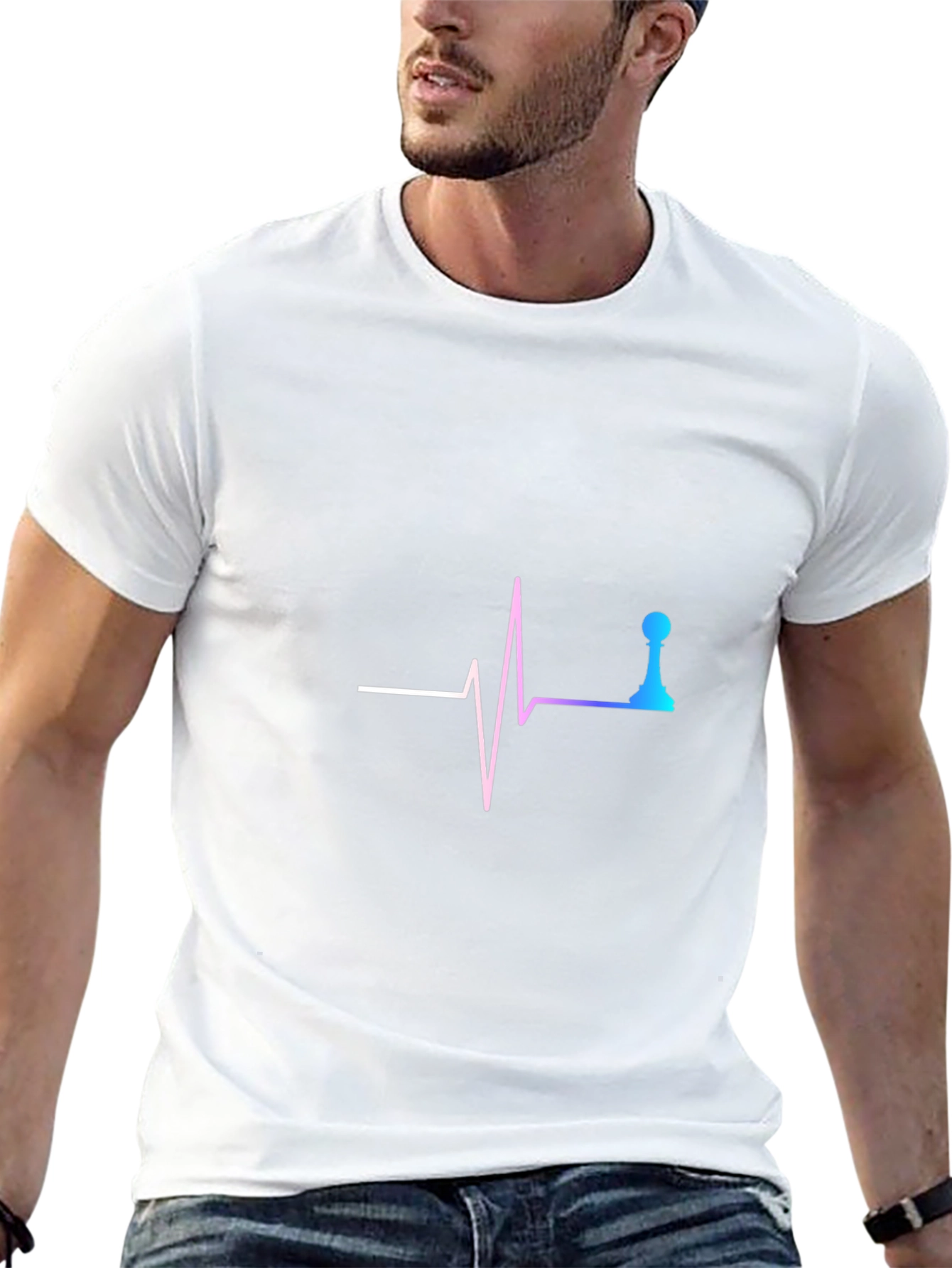 Chess Heartbeat T-Shirt - Play with Passion