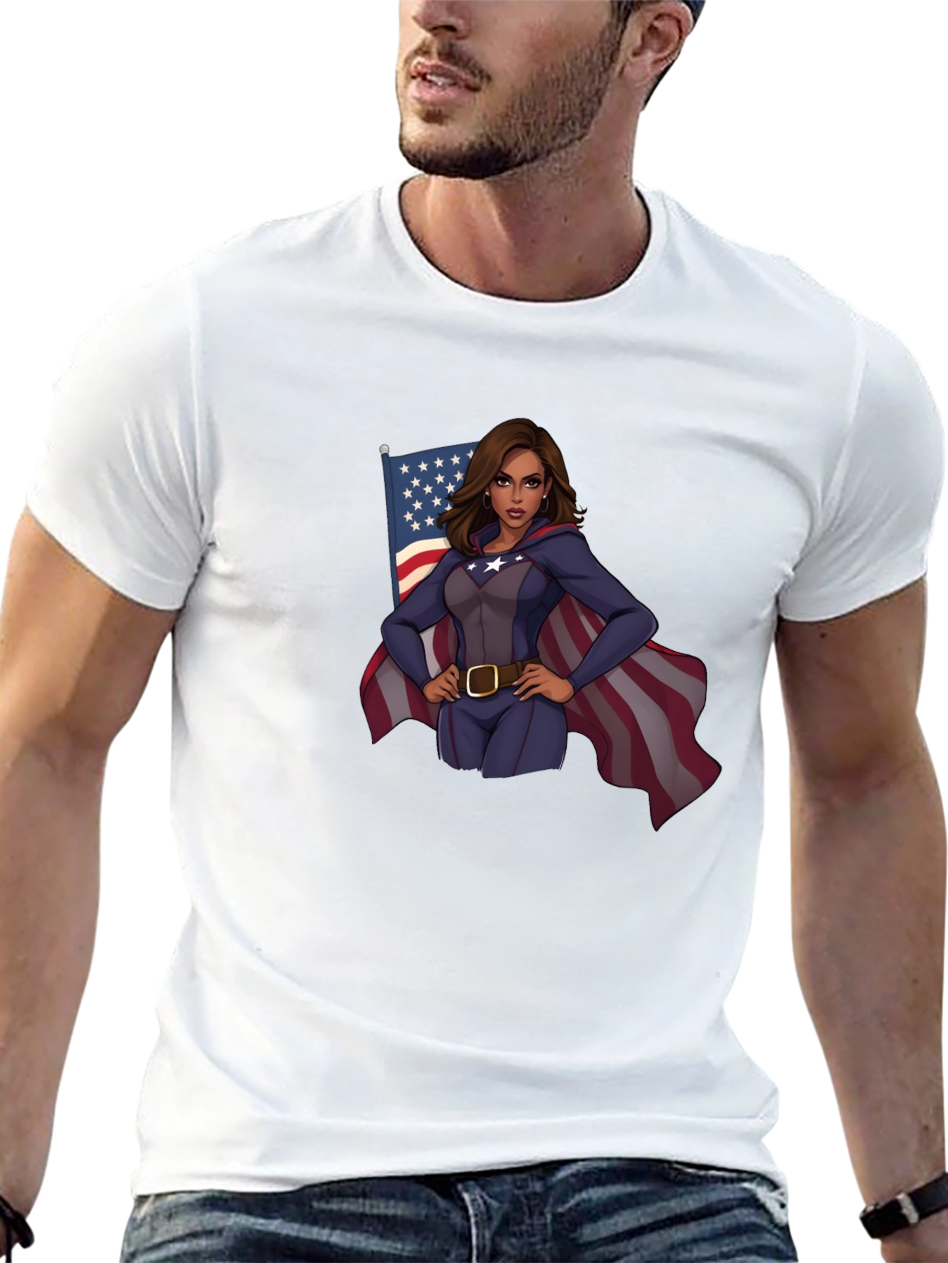 American Heroine Graphic Tee