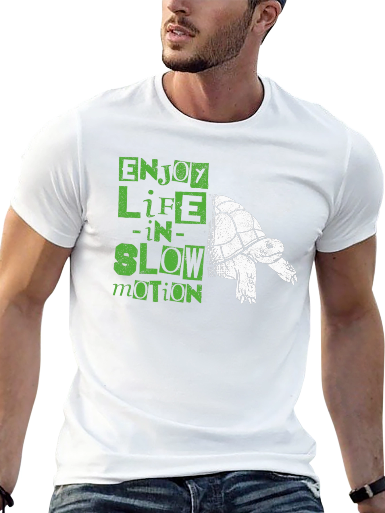 Enjoy Life in Slow Motion Turtle T-Shirt