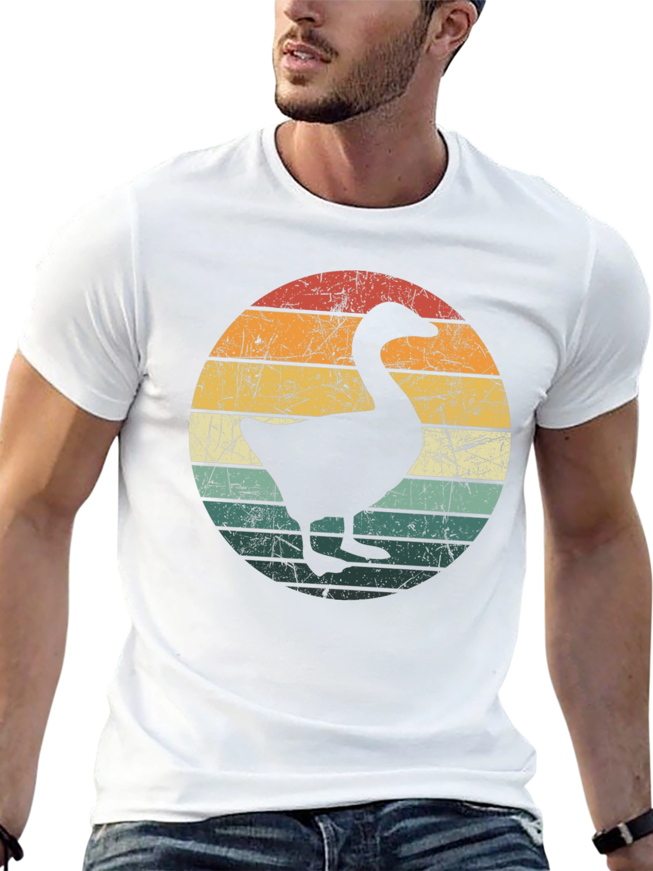 Retro Goose Silhouette T-Shirt