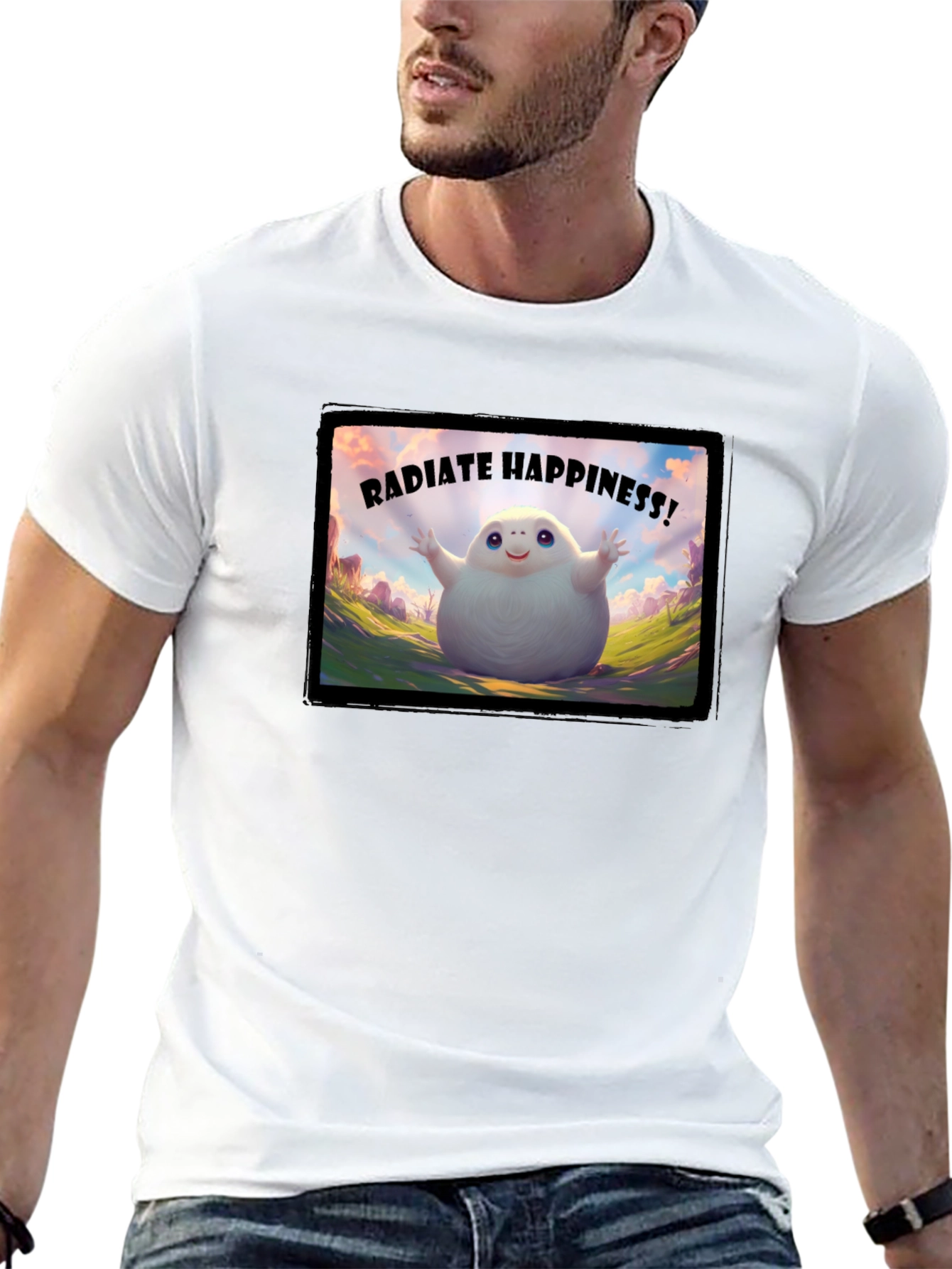 Radiate Happiness T-Shirt - Positive Vibes Only!