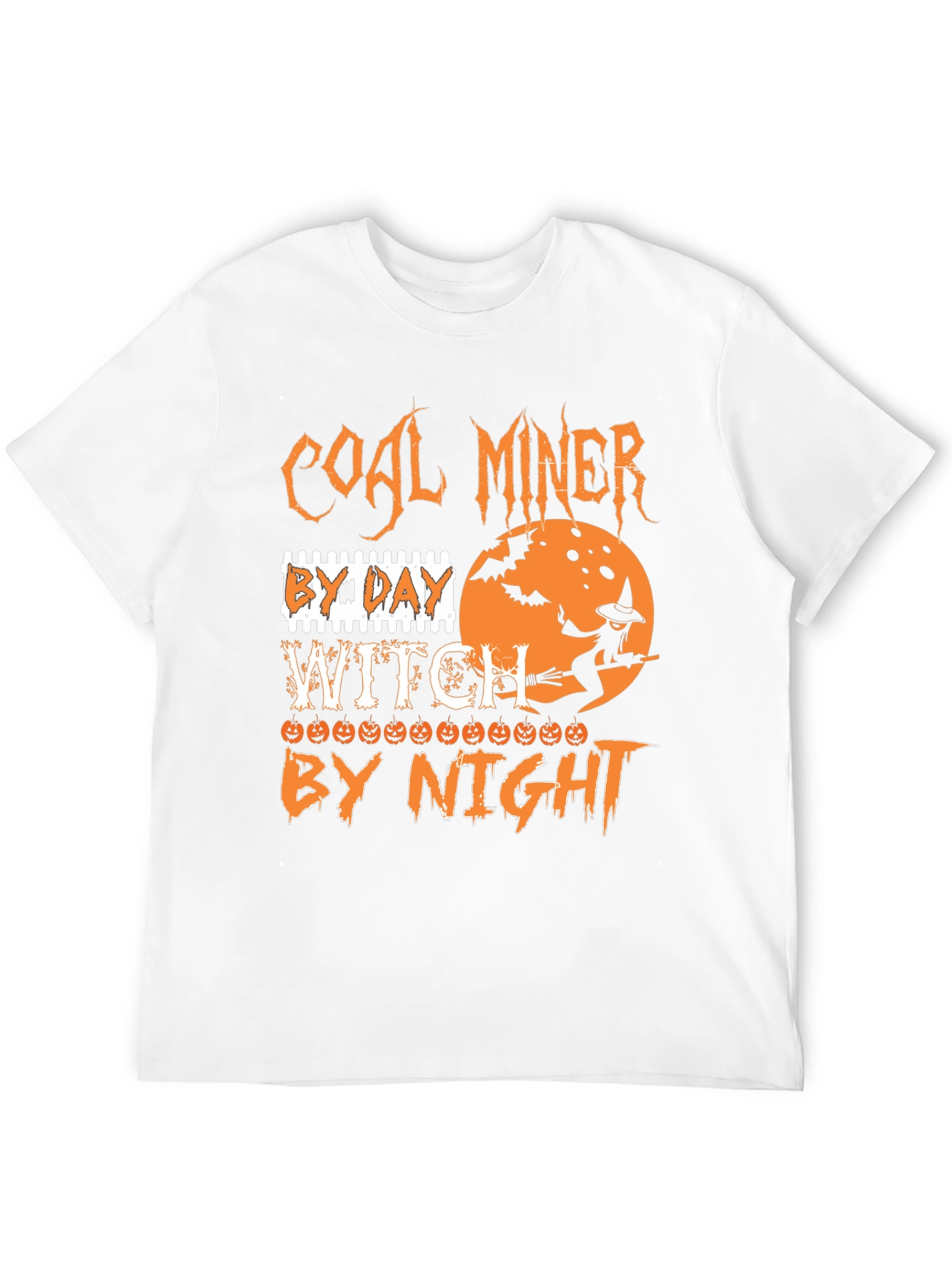 Coal Miner Witch T-Shirt Halloween Tee