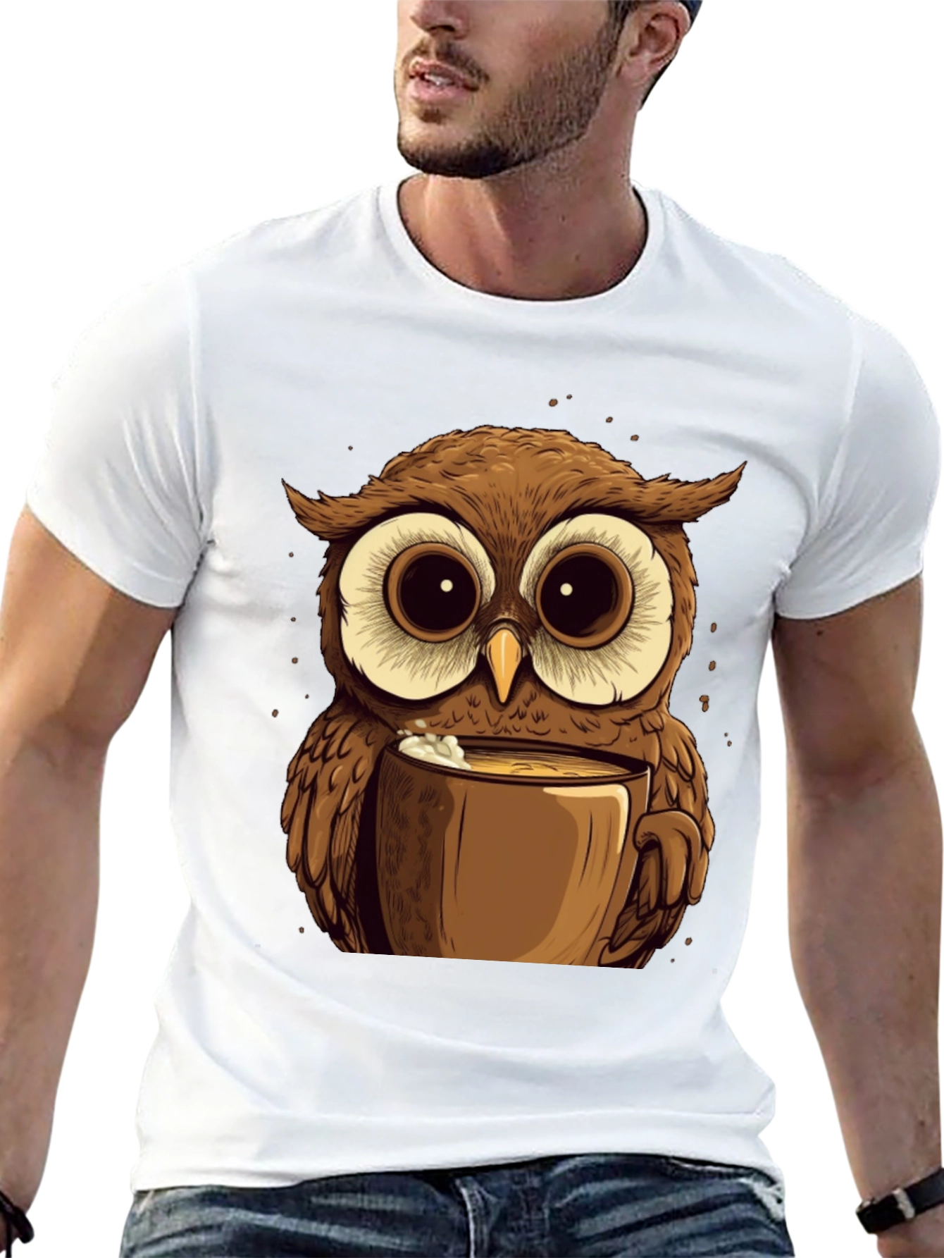 Owl Lovers Coffee T-Shirt