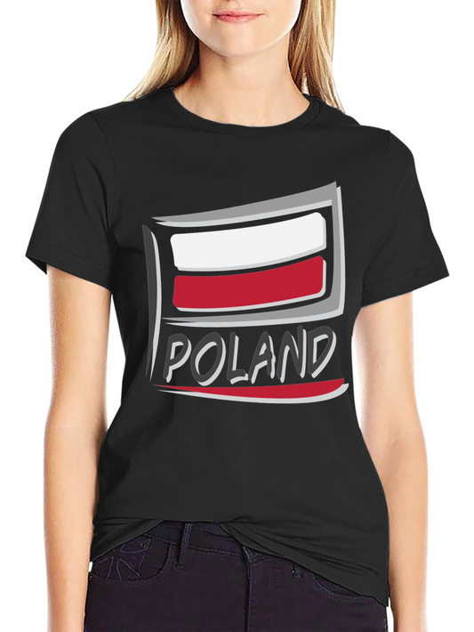 Poland Flag T-Shirt - Patriotic Graphic Tee
