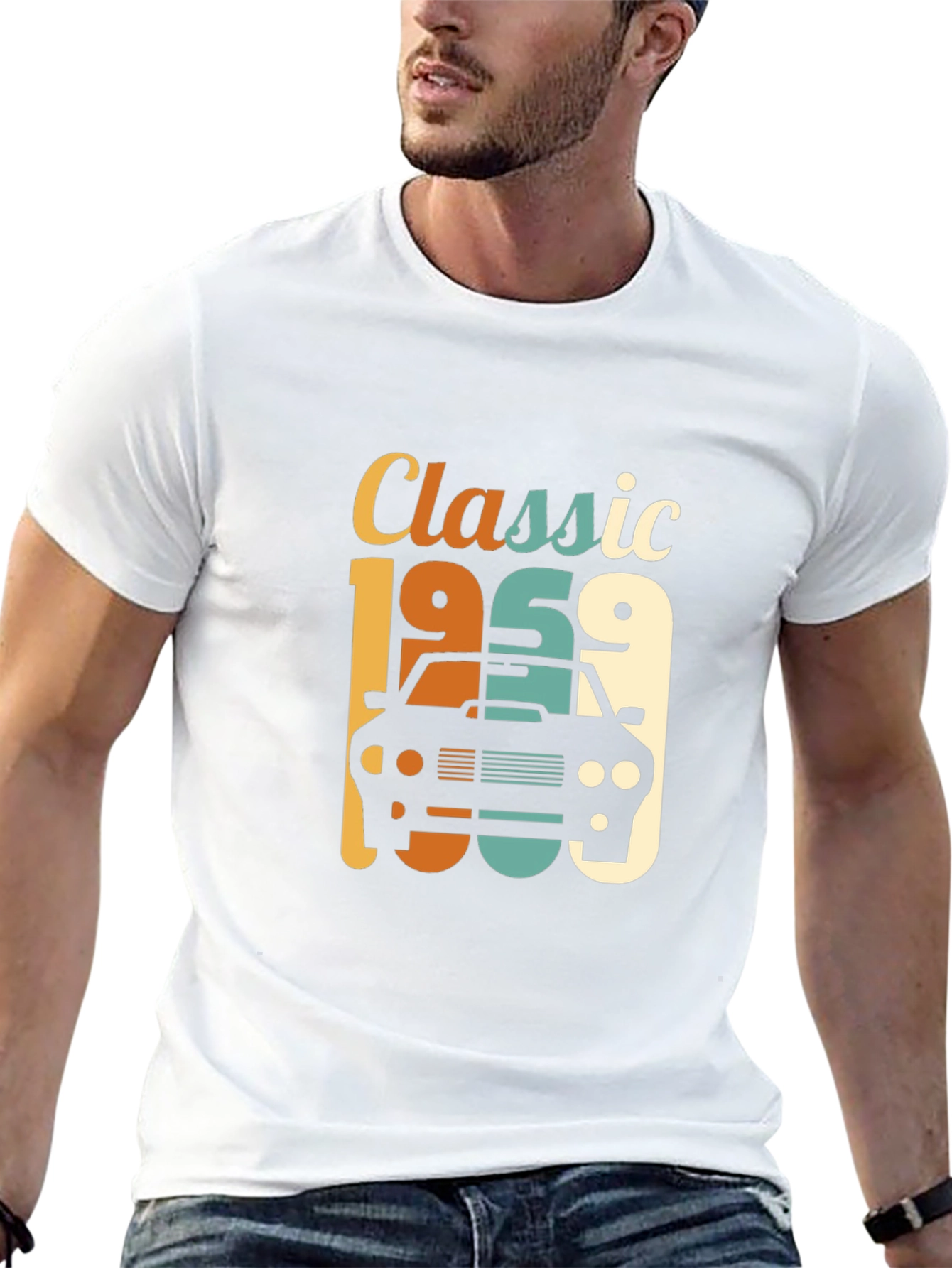 Classic 1969 Car Graphic T-Shirt