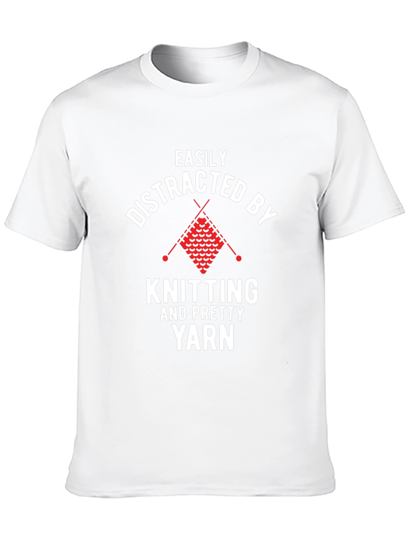 Easily Distracted by Knitting & Pretty Yarn T-Shirt
