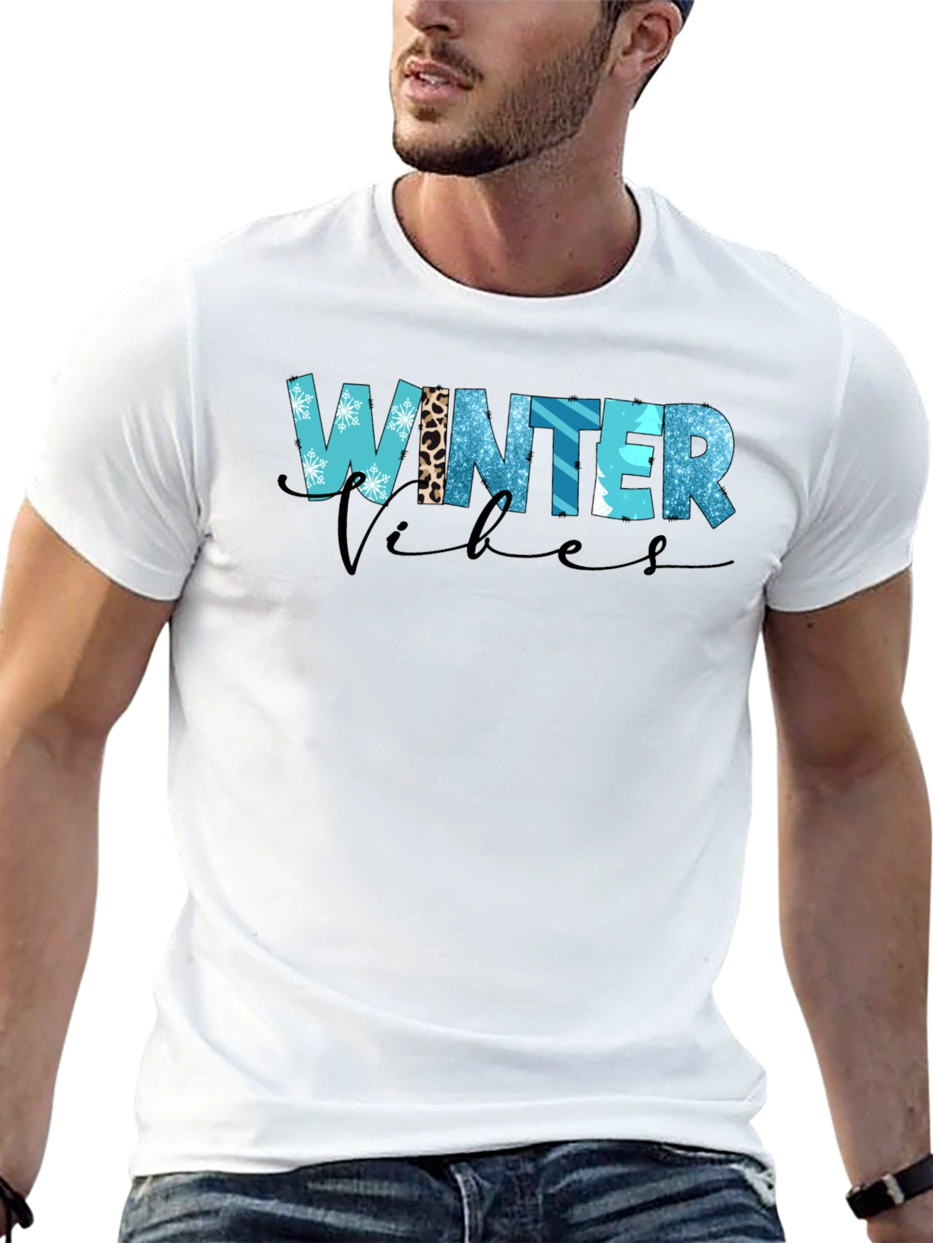 Winter Vibes Graphic Tee Shirt