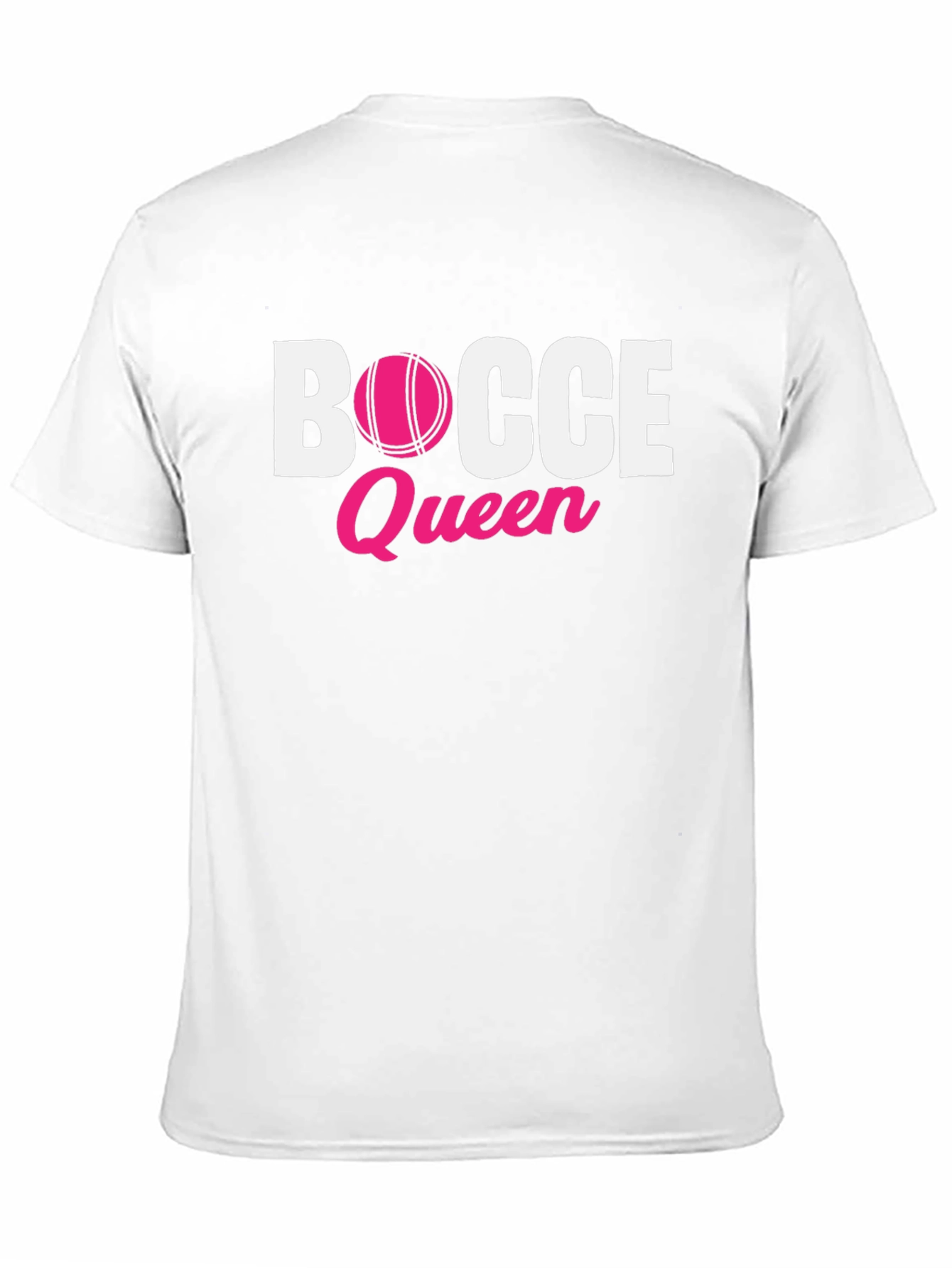 Bocce Queen T-Shirt - Pink Ball Graphic Tee