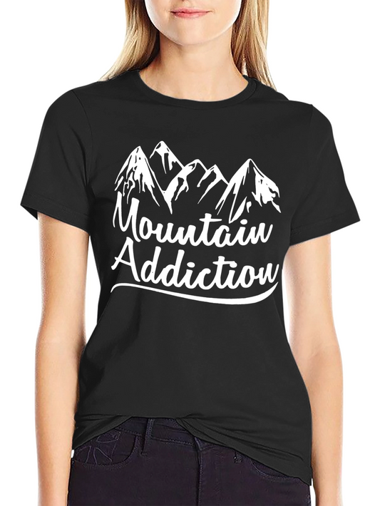 Mountain Addiction T-Shirt - Graphic Tee for Outdoor Lovers