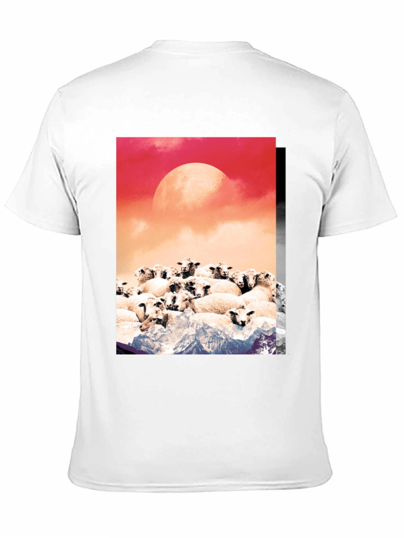 Sheep on Mountains Graphic Tee