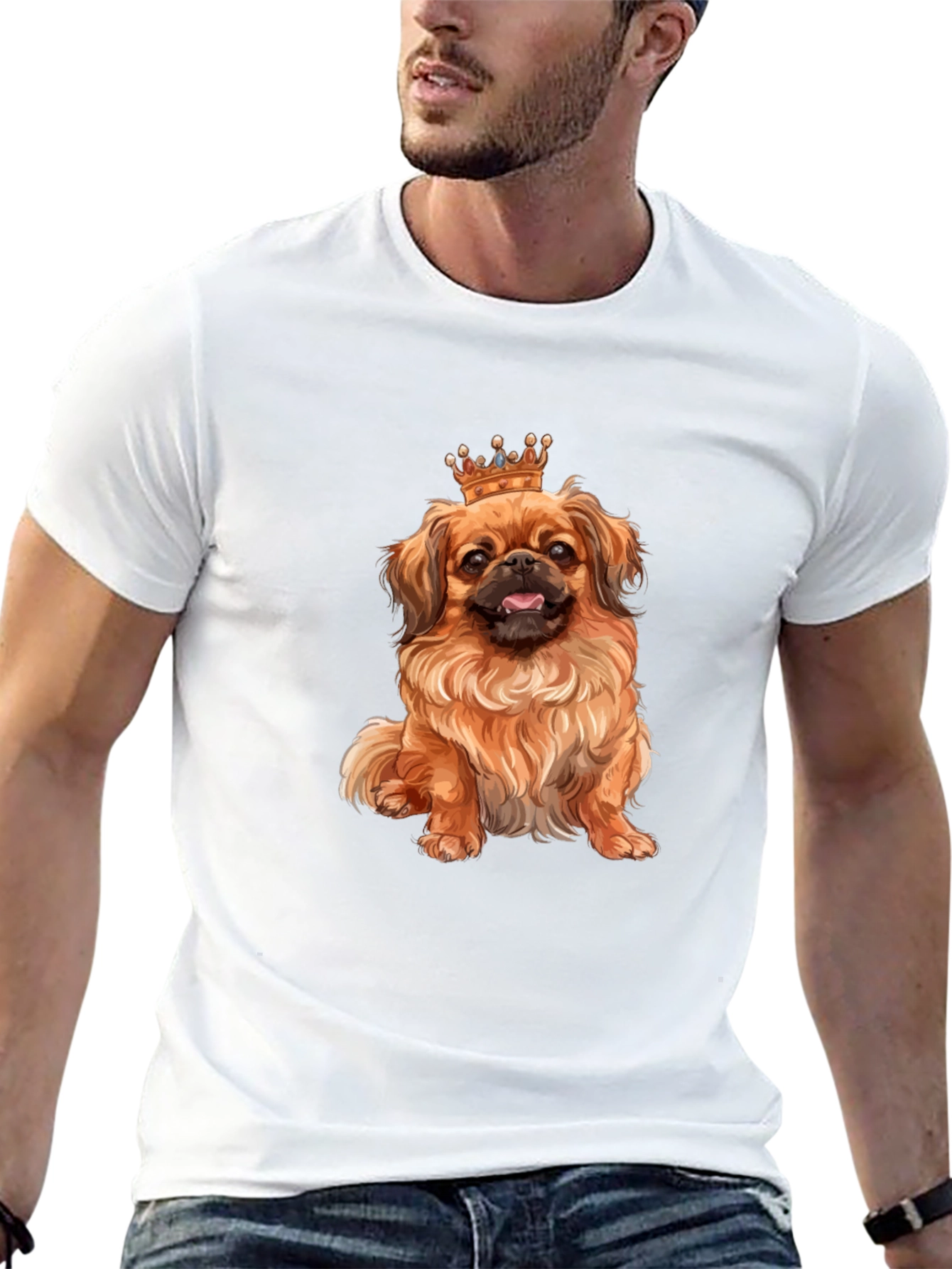 King Dog T-Shirt - Cute Pet Lover Tee