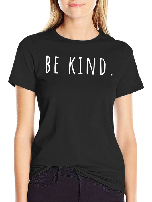 Be Kind Graphic Tee - Soft Black T-Shirt