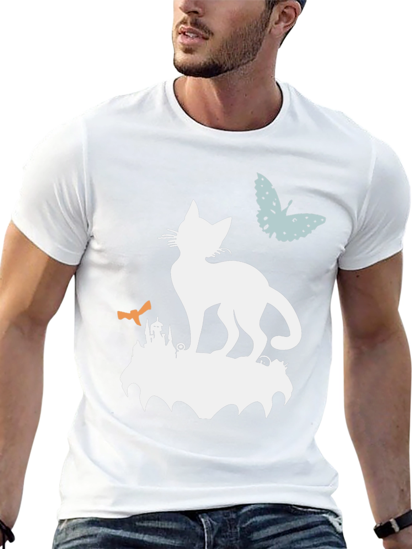 Spooky Cat T-Shirt | Halloween Graphic Tee