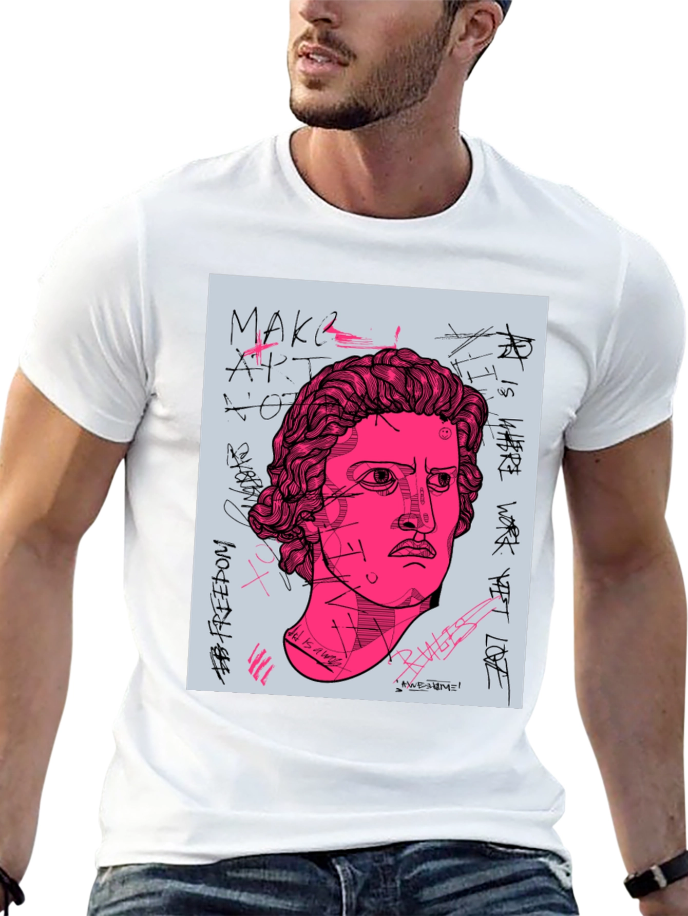 Modern Art Graphic T-Shirt
