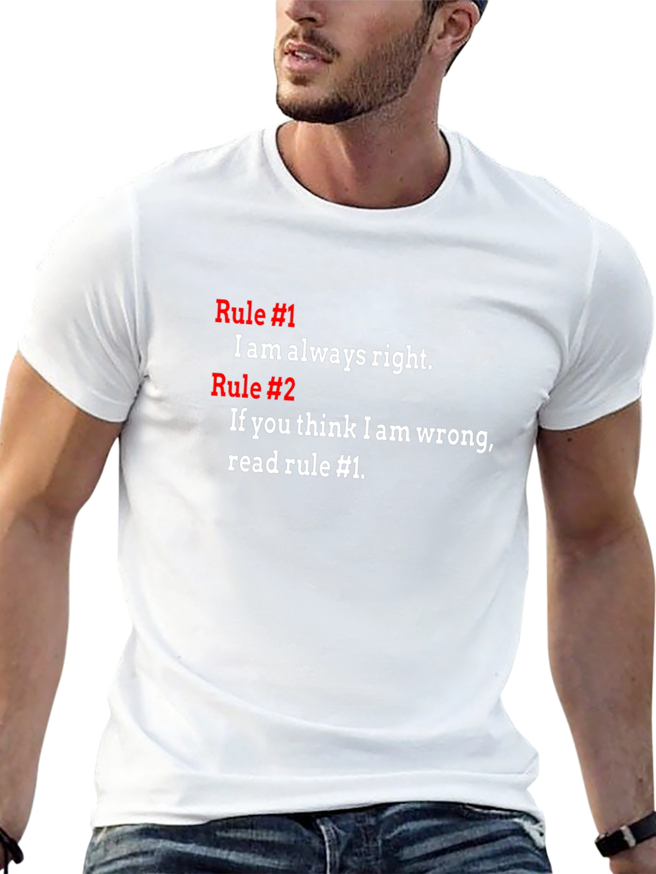 Funny Rule #1 T-Shirt - Always Right Tee