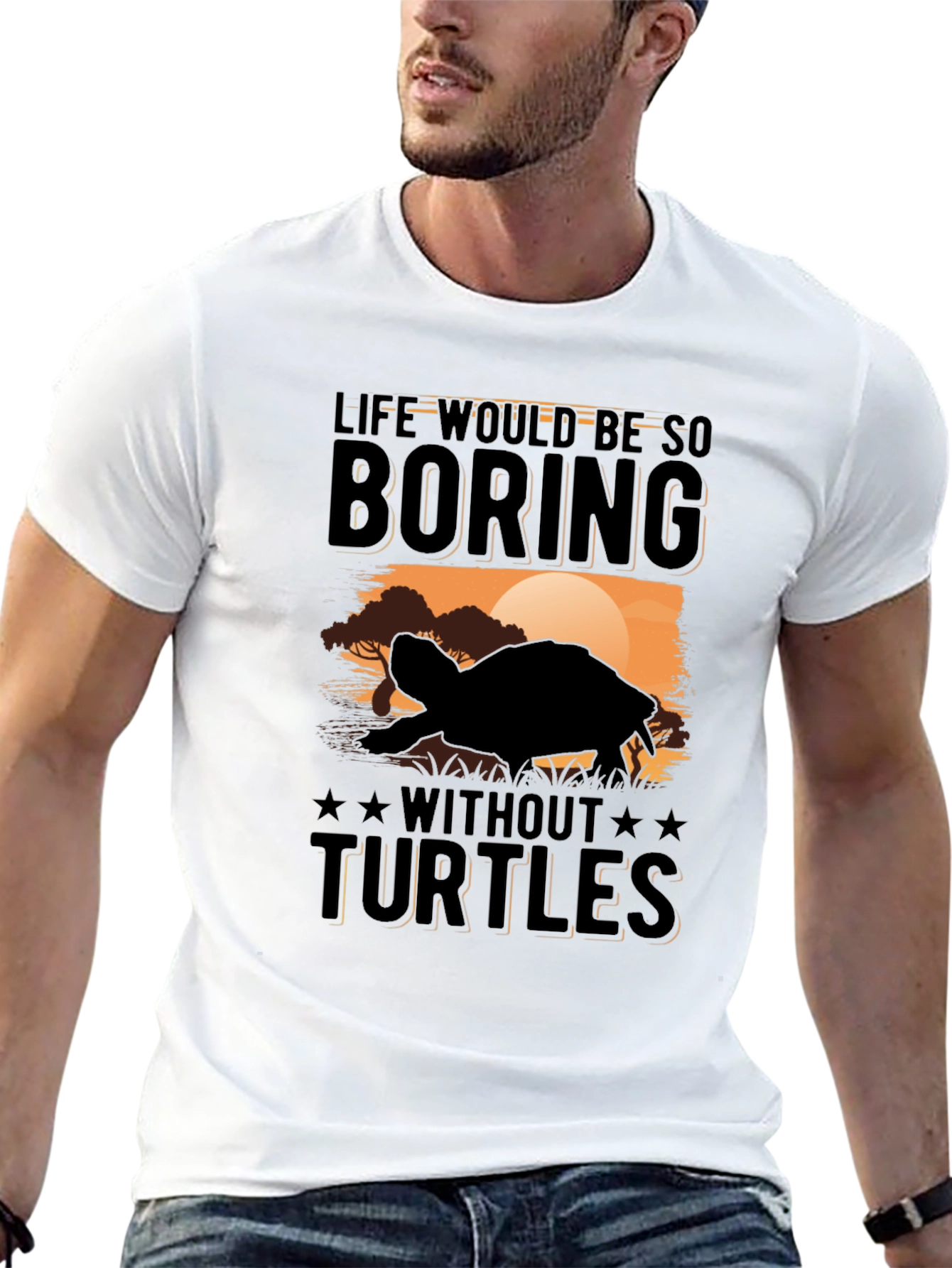 Turtle Graphic Tee - Life Would Be Boring!