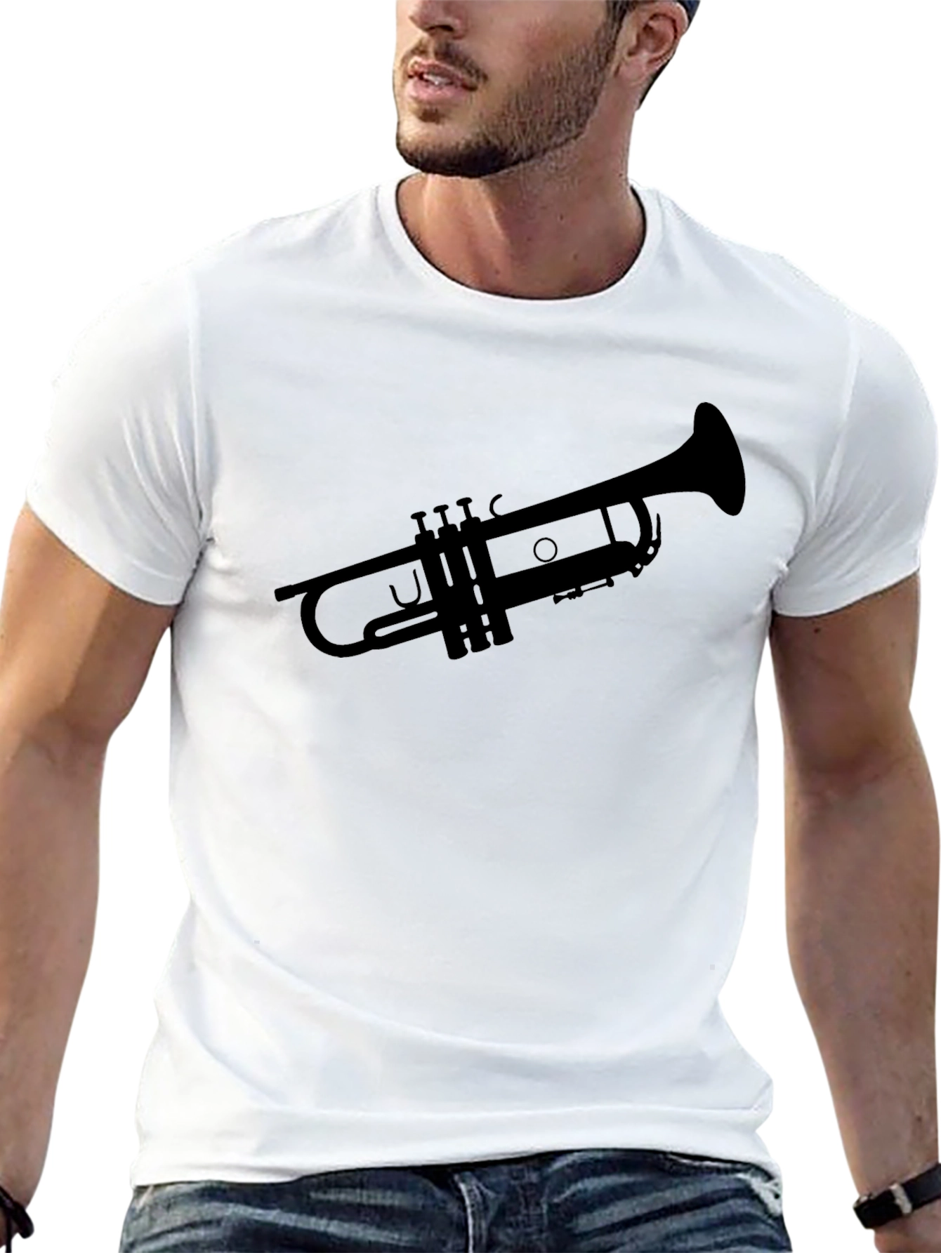 Trumpet Graphic T-Shirt - Musicians Tee