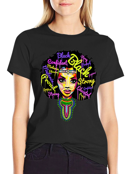 Black Confident Melanin Proud T-Shirt
