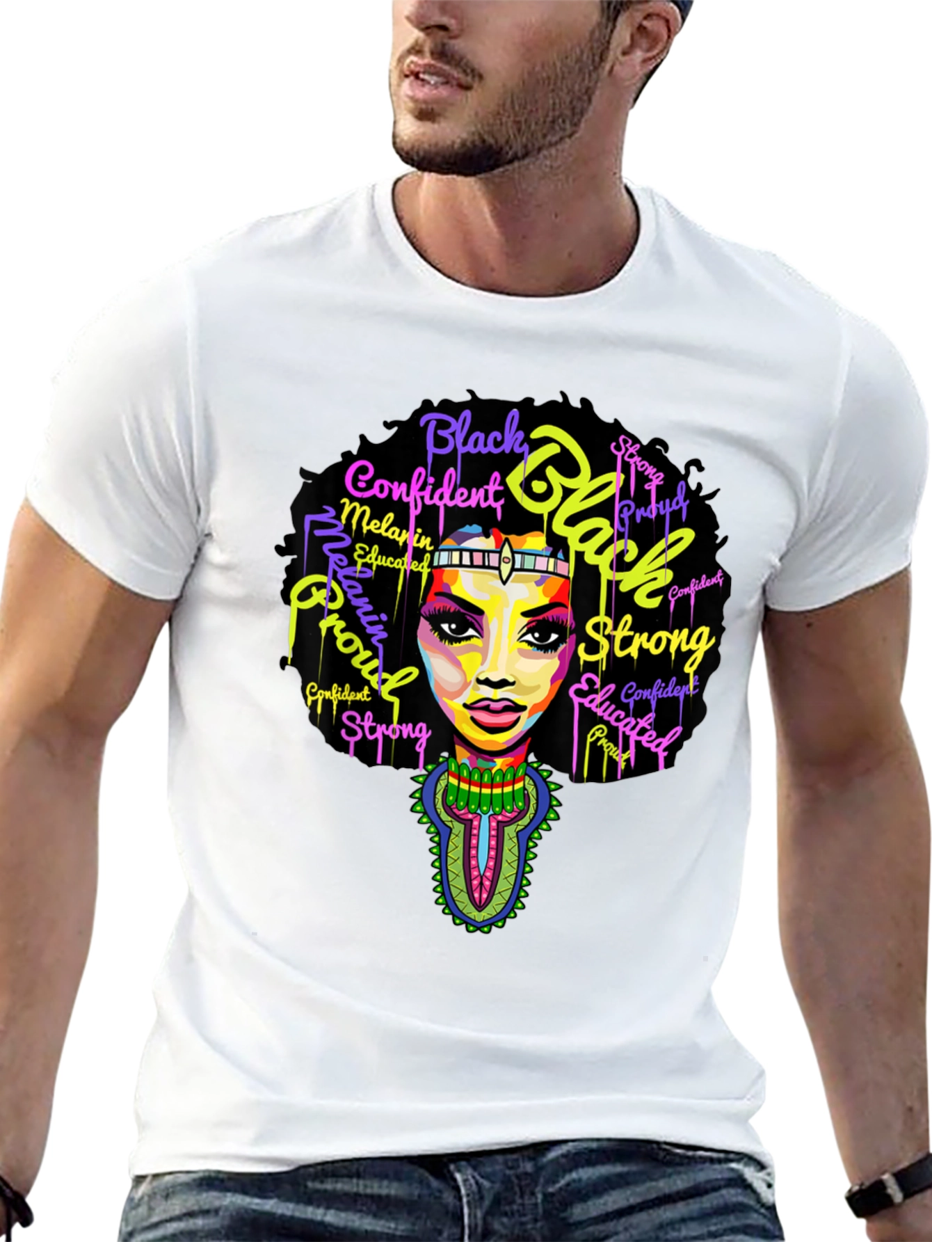 Black Confident Melanin Proud T-Shirt