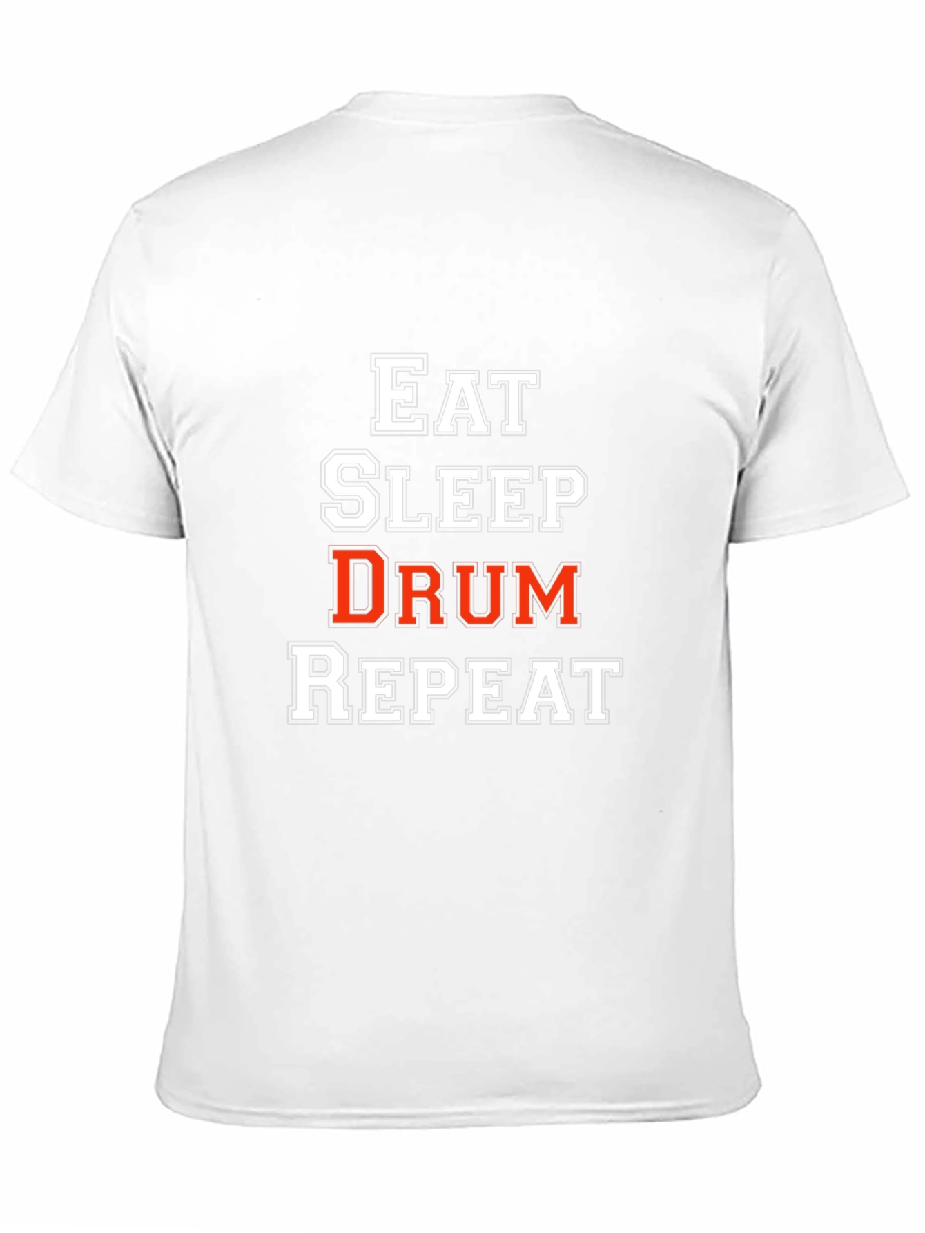 Eat Sleep Drum Repeat Black T-Shirt