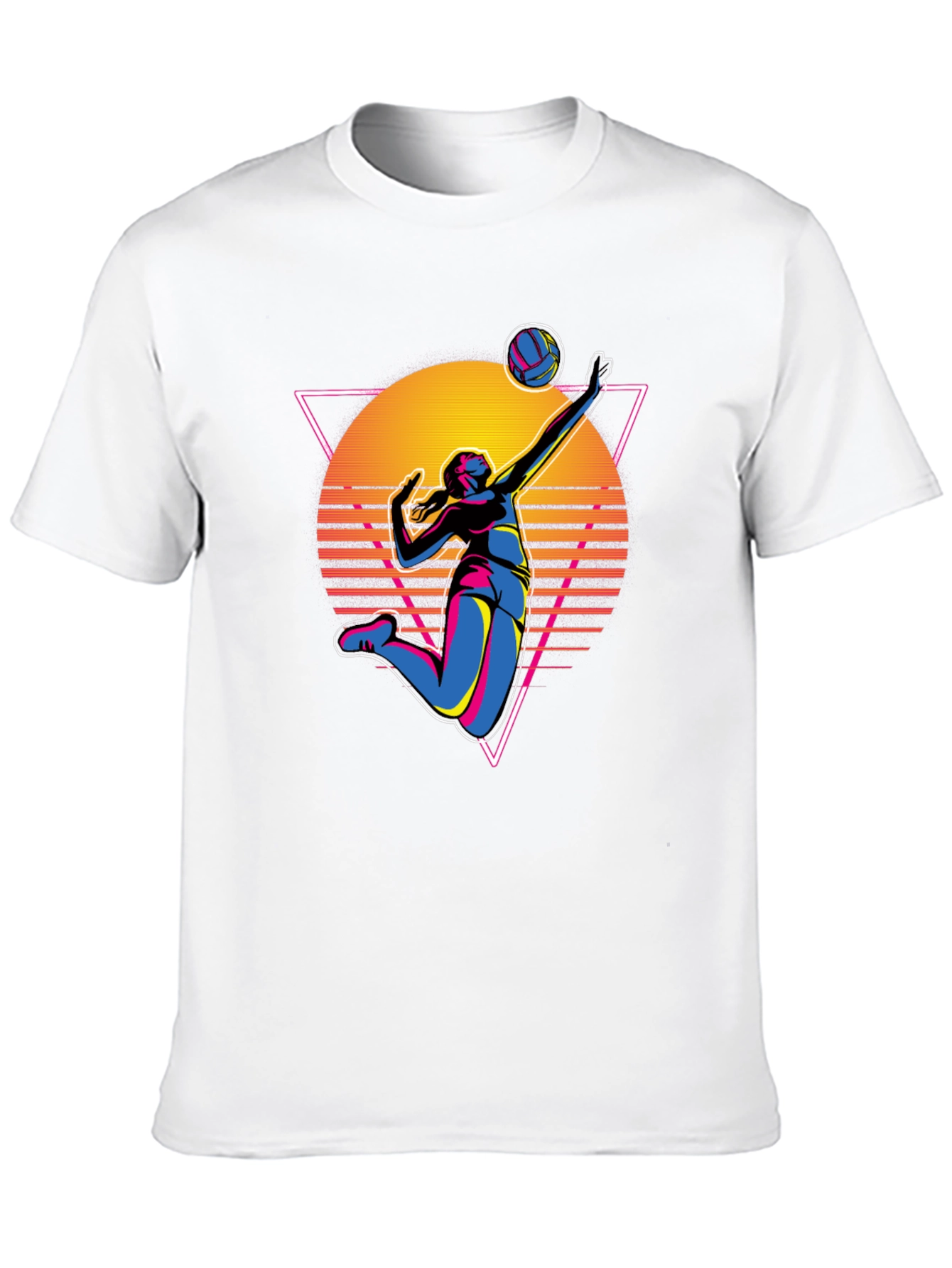 Volleyball Player Retro T-Shirt