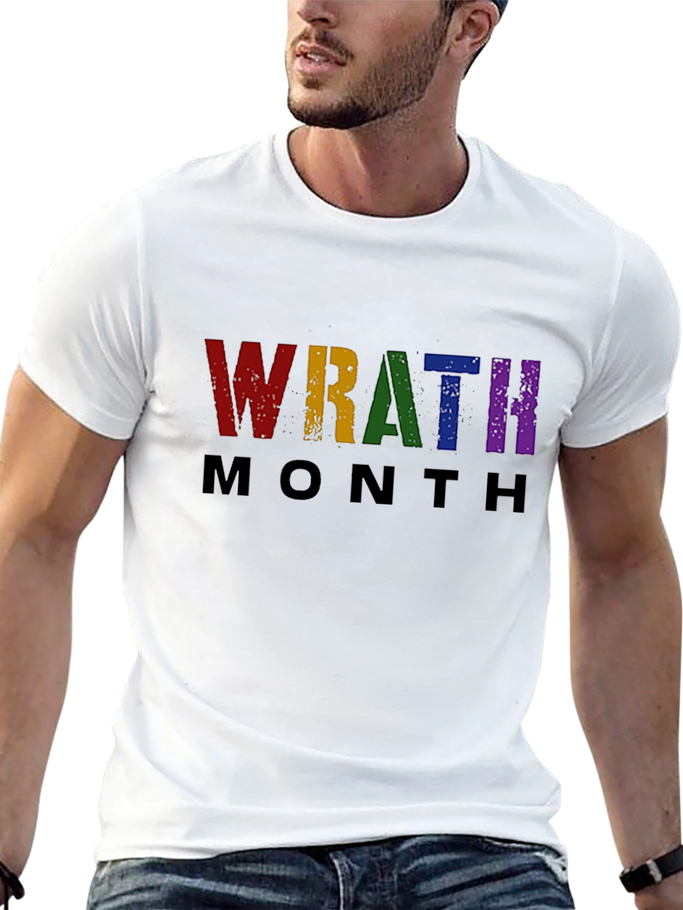 Wrath Month Rainbow T-Shirt
