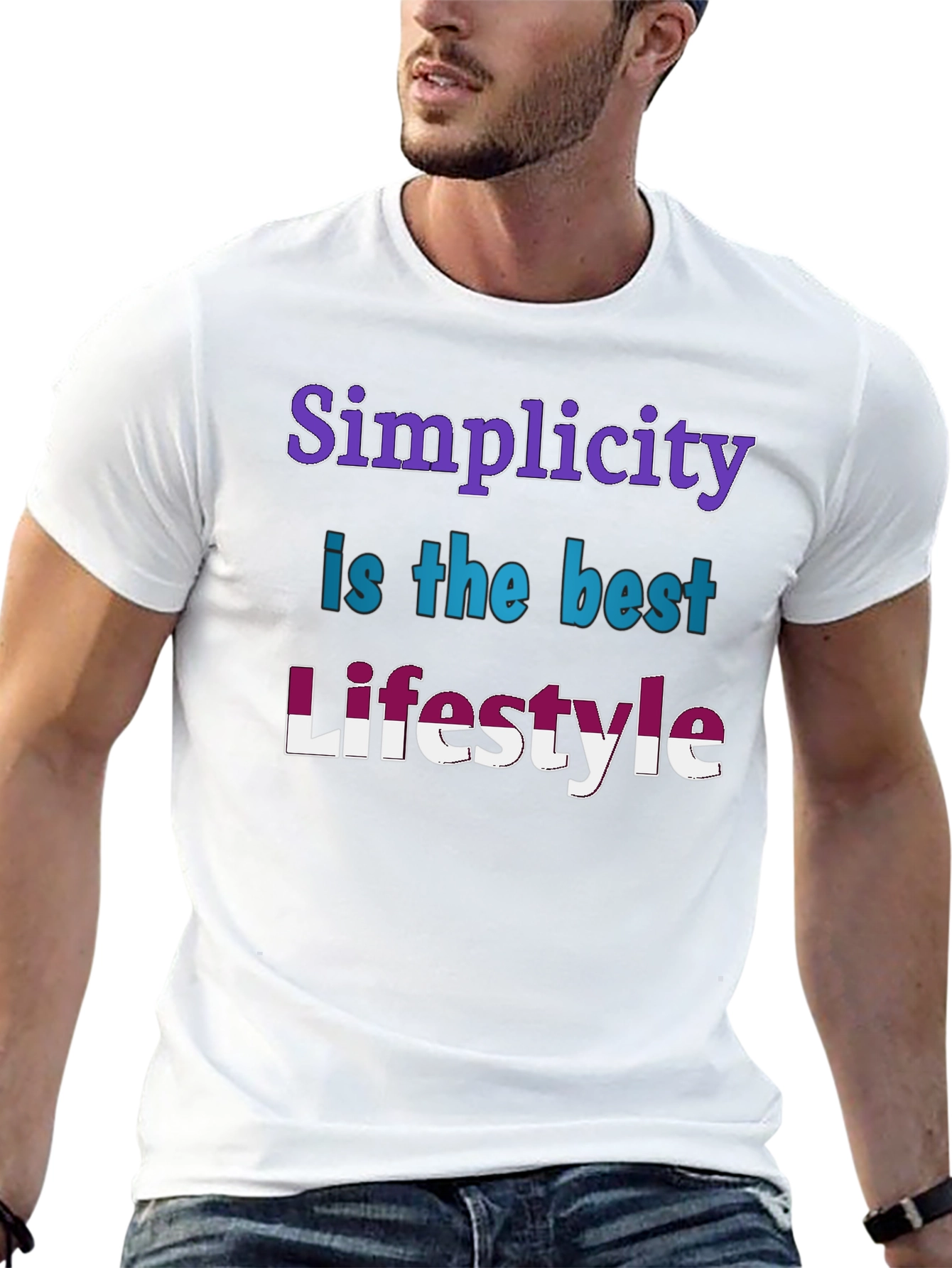 Simplicity Lifestyle Black T-Shirt