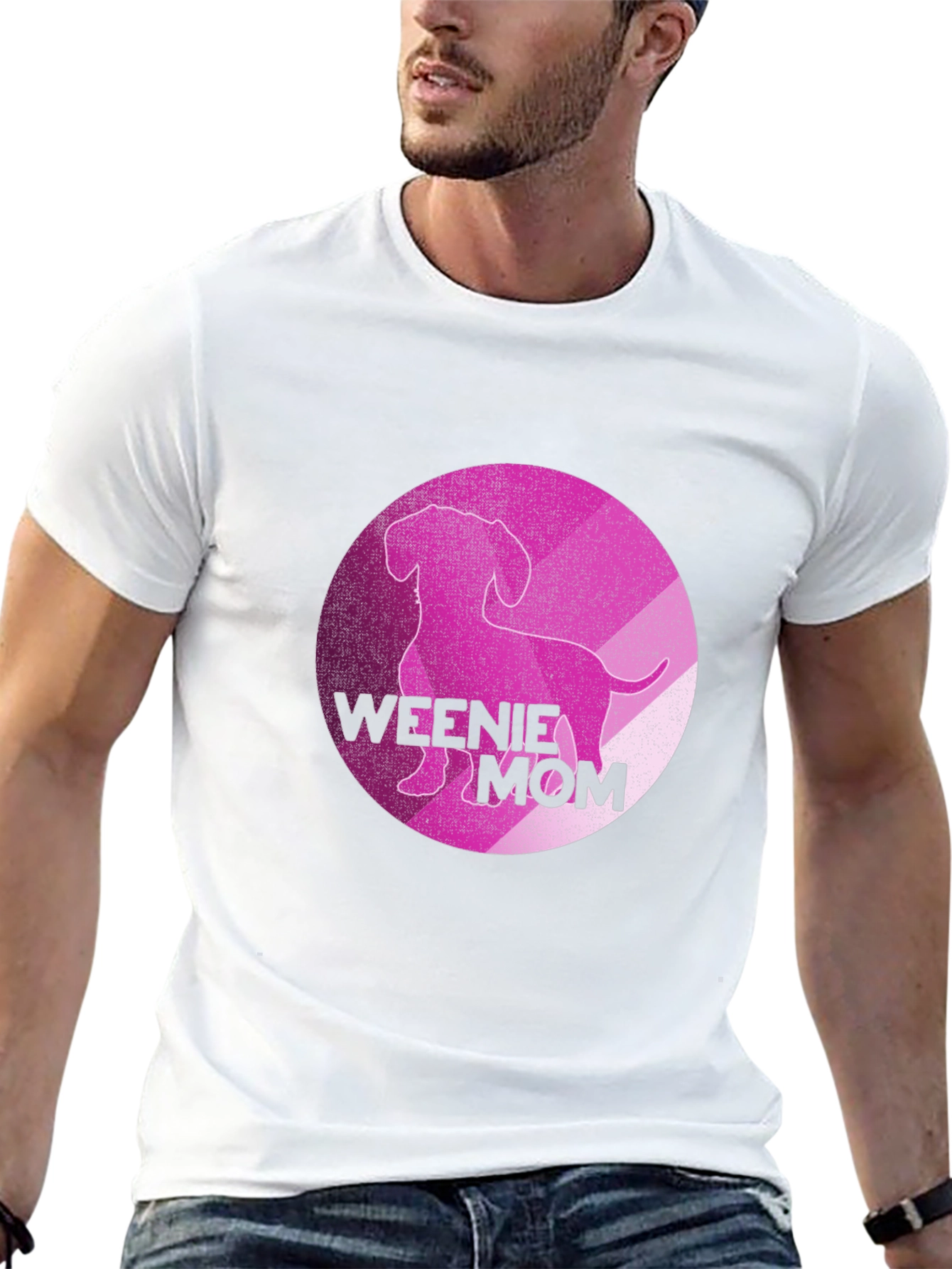 Weenie Mom T-Shirt - Dachshund Lover Tee