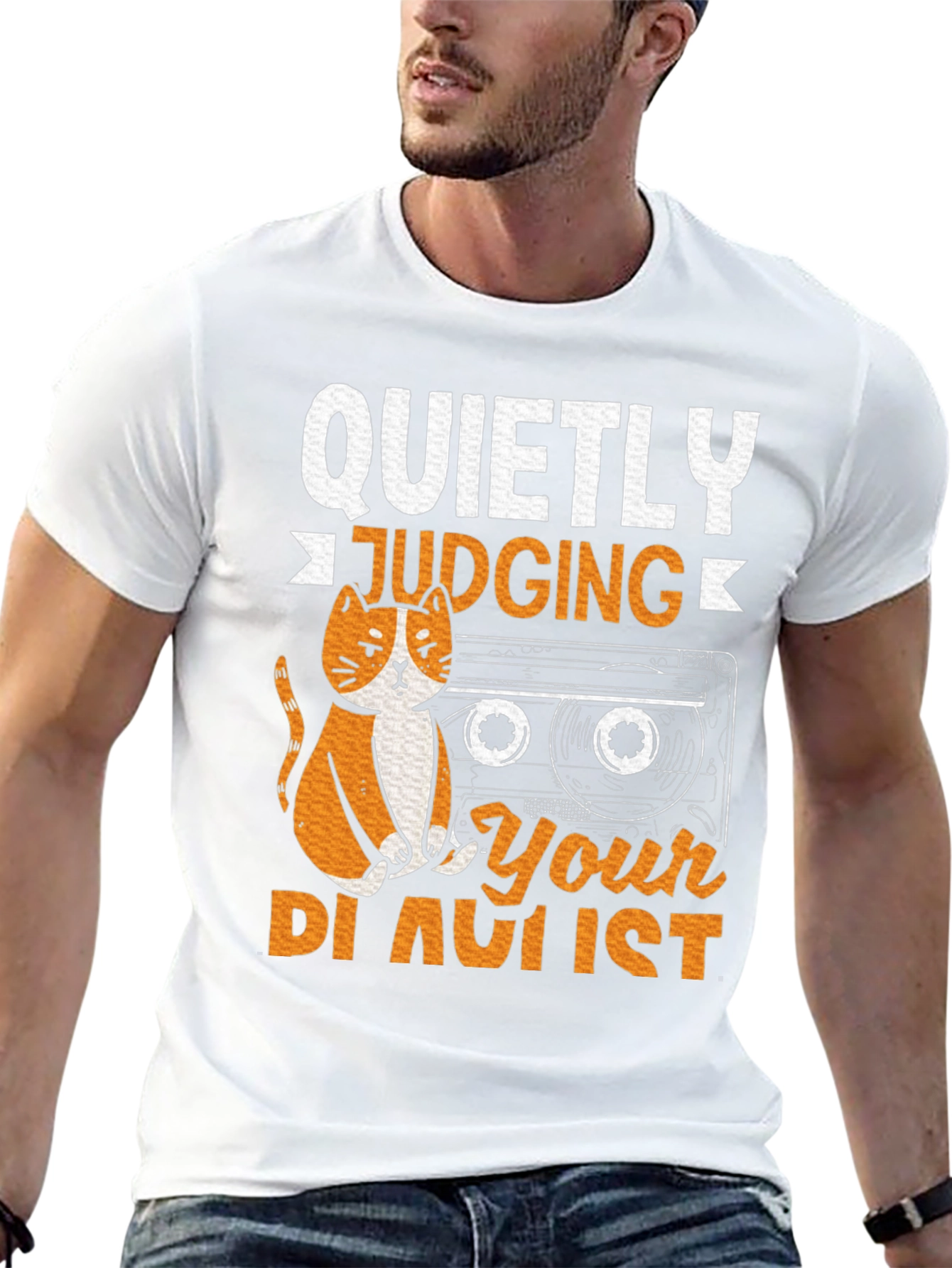 Quietly Judging Your Playlist T-Shirt